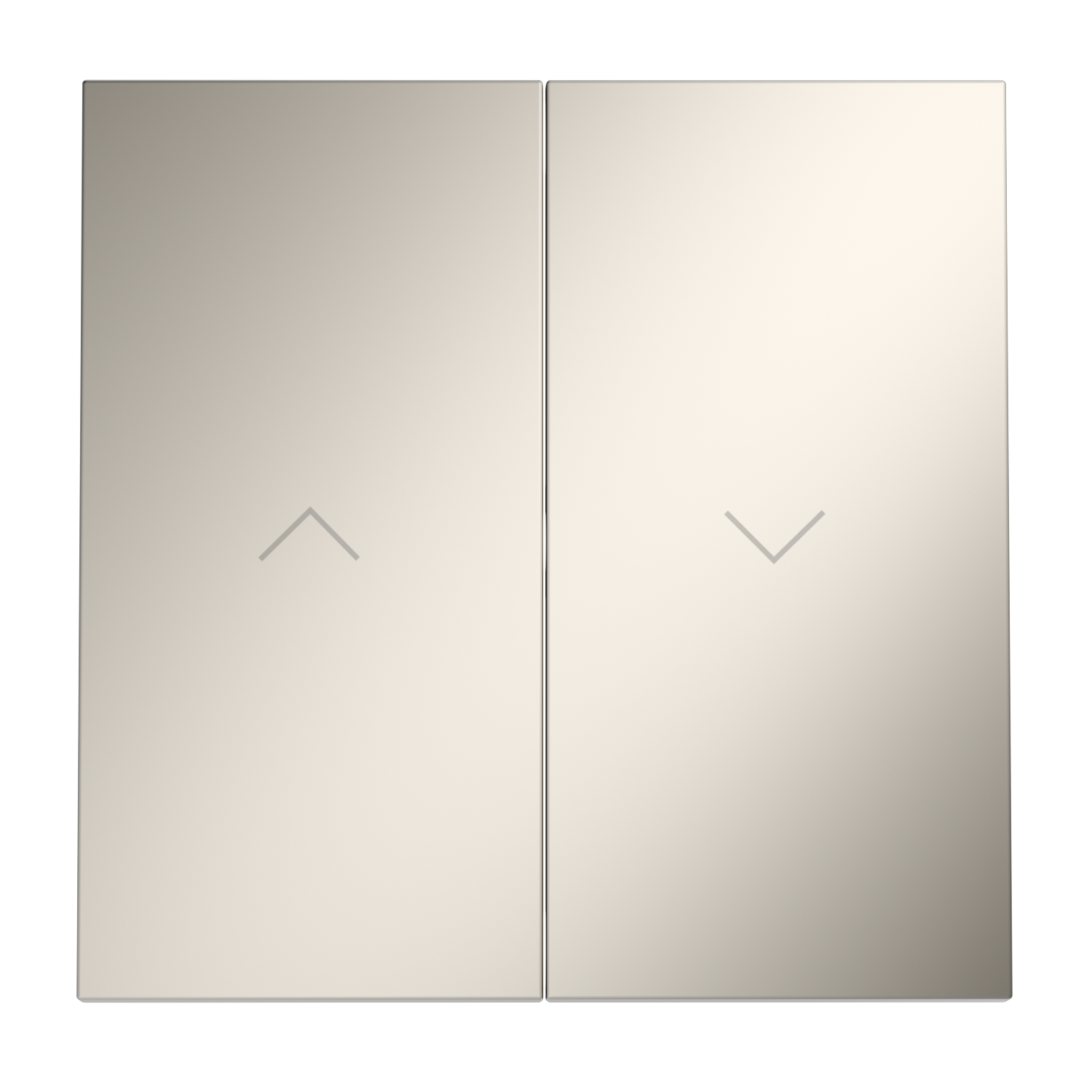 Клавиши для выключателя жалюзи, кашемир Voltum S70 VLS002503, Пластик Soft touch