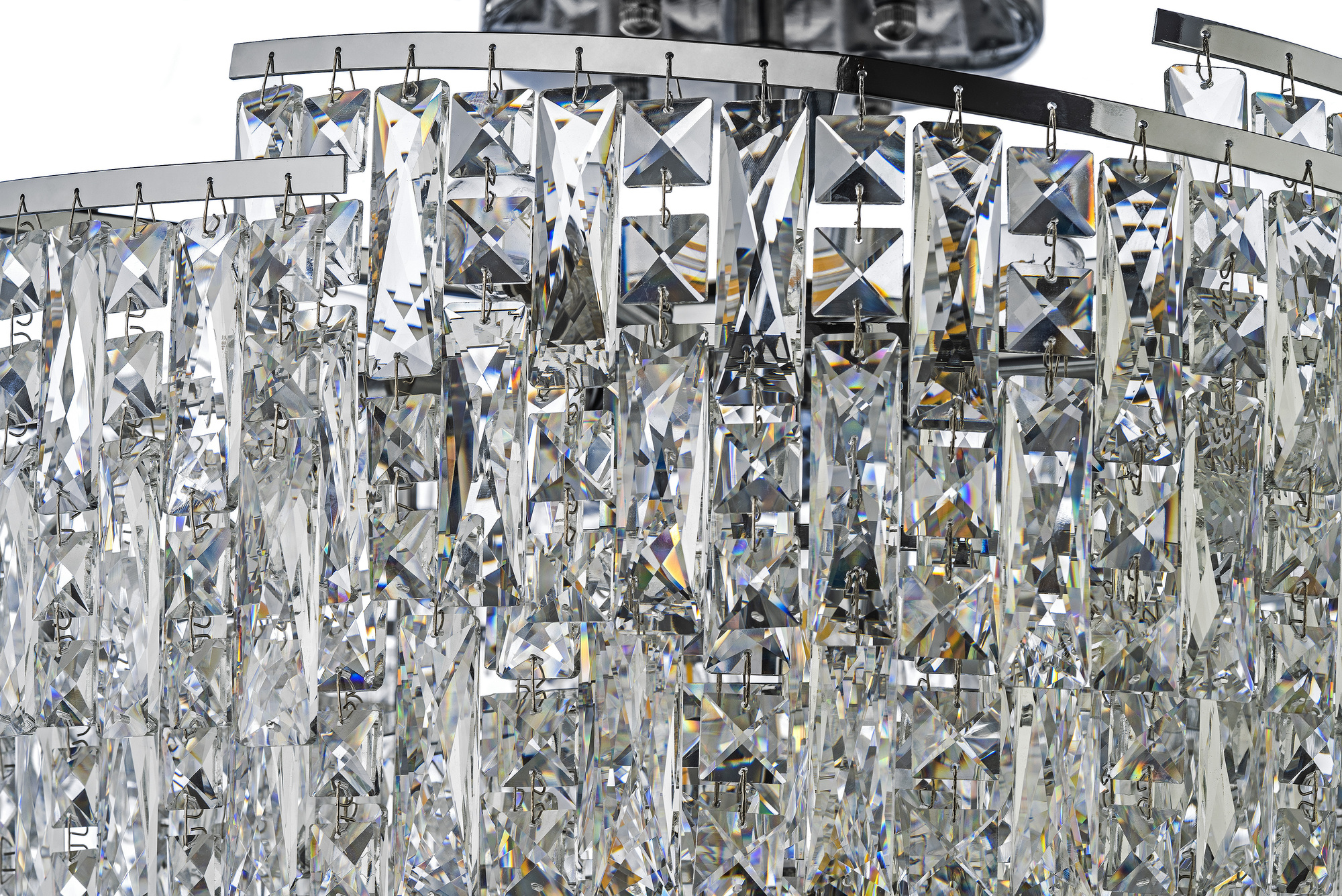 Люстра подвесная *60*53 см, 12*E14*40W, Arti Lampadari Gaiola Gaiola E 1.5.60.100 N, никель