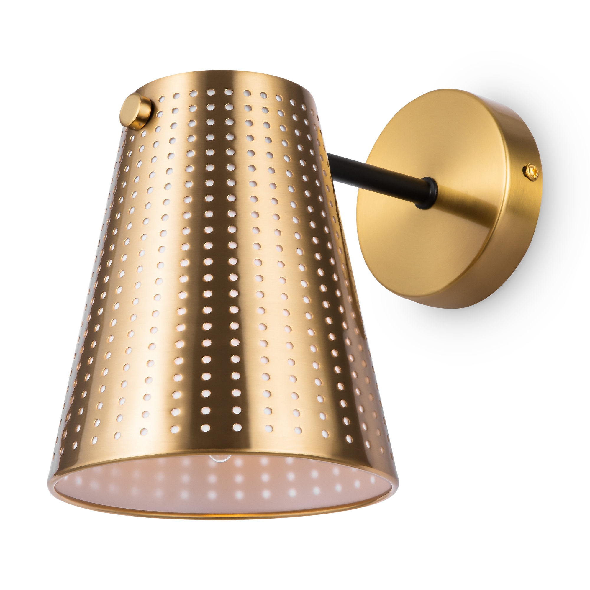 Бра 21*14*-22 см, 1*E14*40W, Freya Терра / Terra FR5260WL-01BS1, Латунь