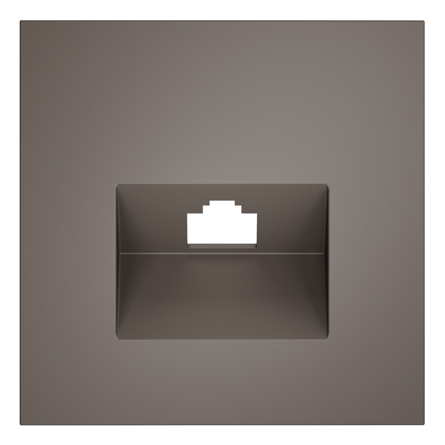 Накладка для розетки компьютерной RJ45 кат.6, S70, капучино Voltum VLS001314