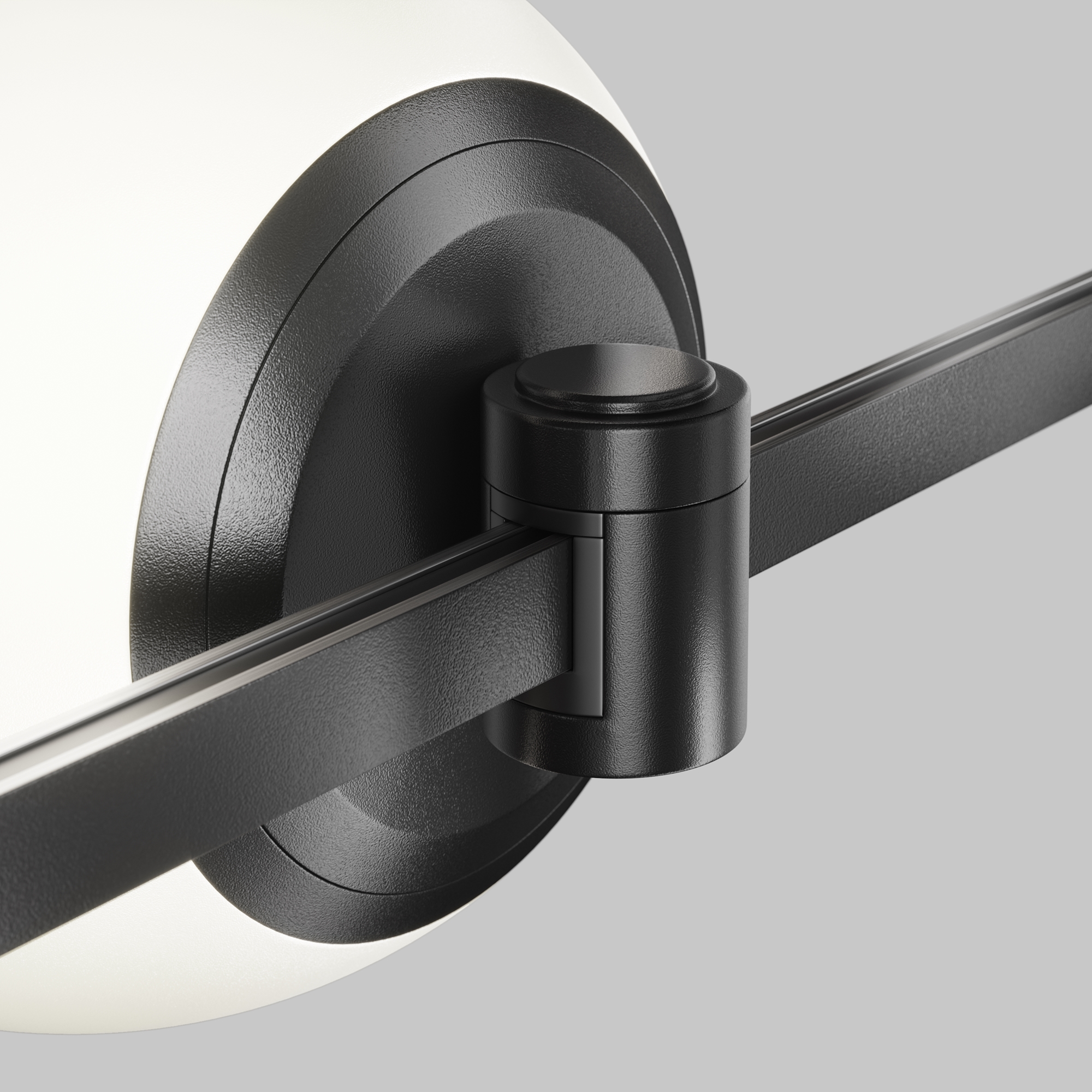 Трековый светильник 16,7*15*-15 см, *LED*8W, 4000K, Maytoni Technical Luna TR229-1-8W4K-B, Черный