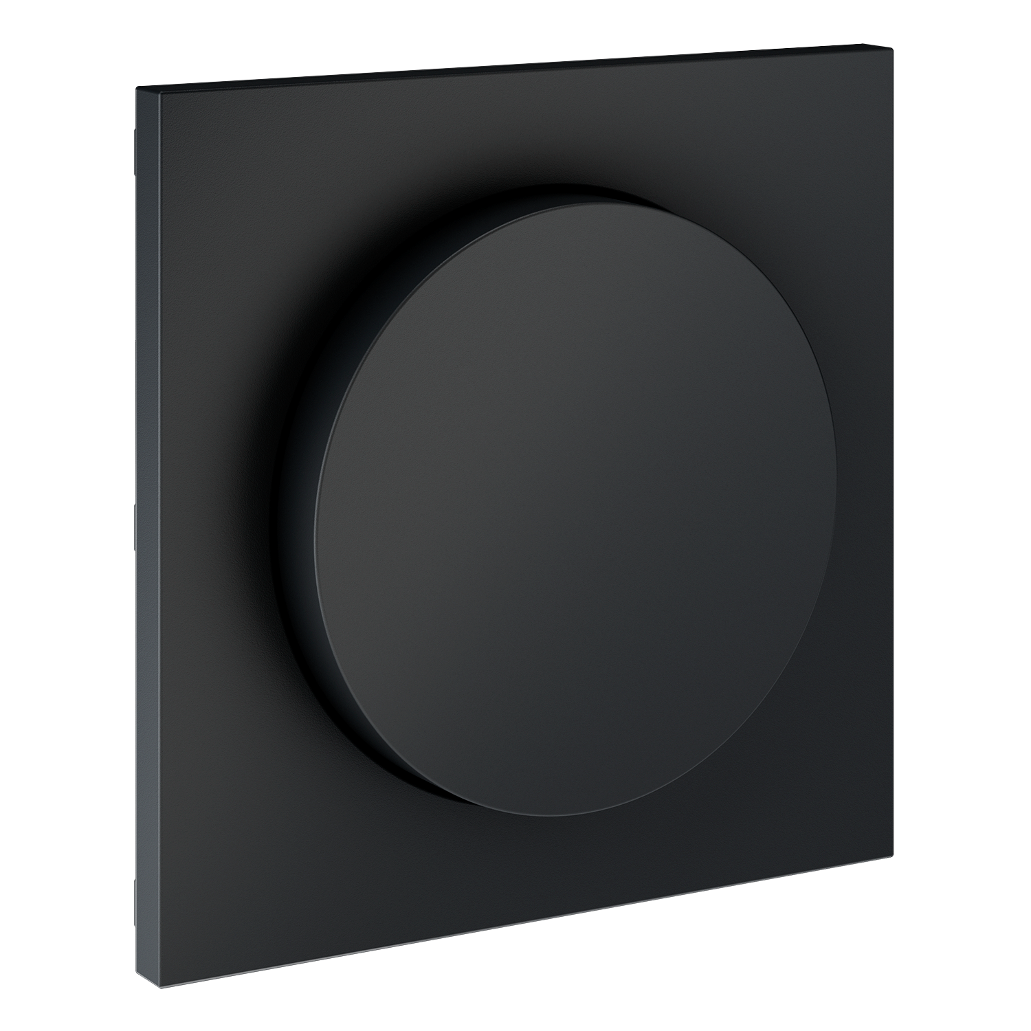 Накладка для светорегулятора поворотно-нажимного, графит Voltum S70 VLS002007, Пластик Soft touch