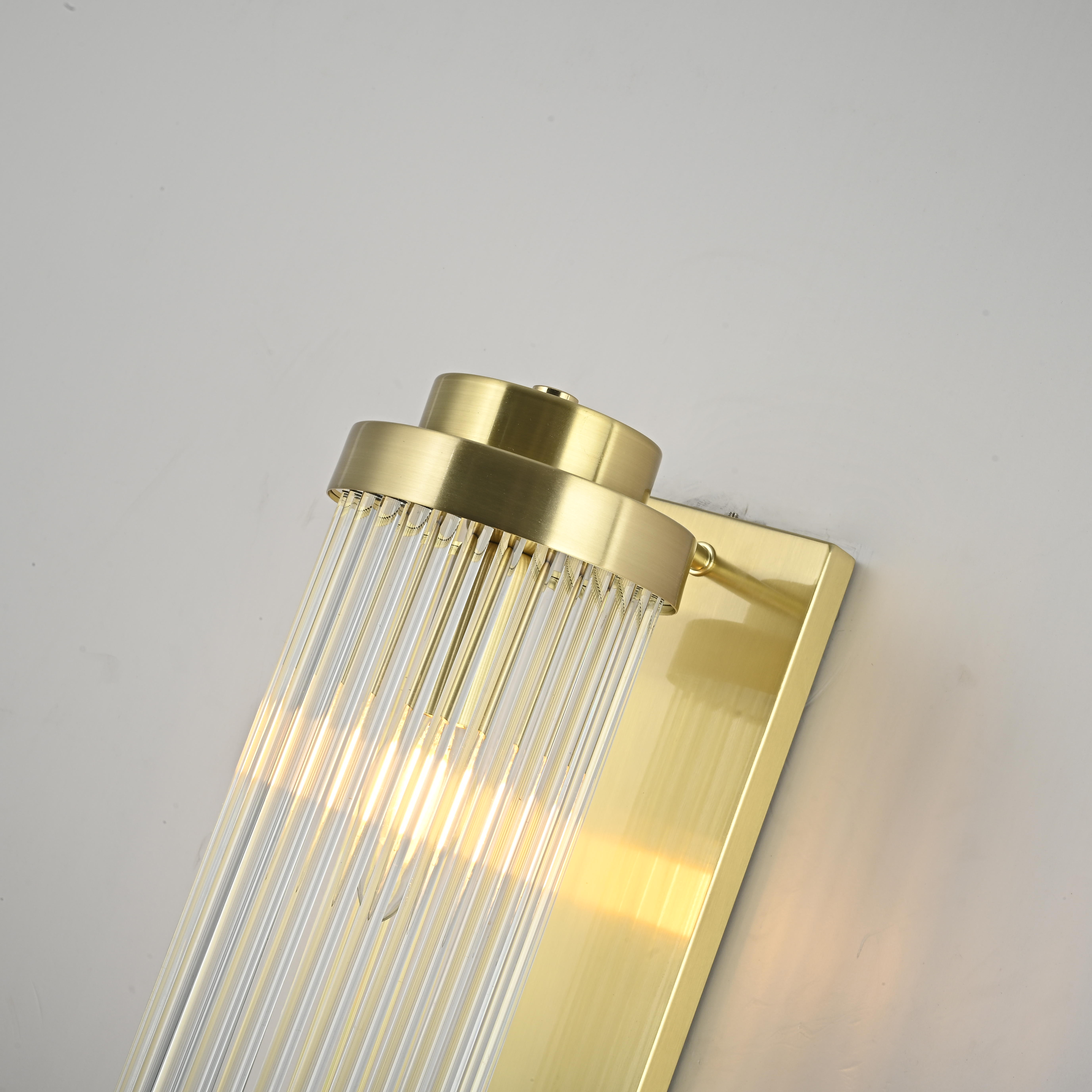 Бра Brass Kiosk 60 20*12*60 см, 2*E14*40W, ImperiumLoft 44.683-0, Латунь