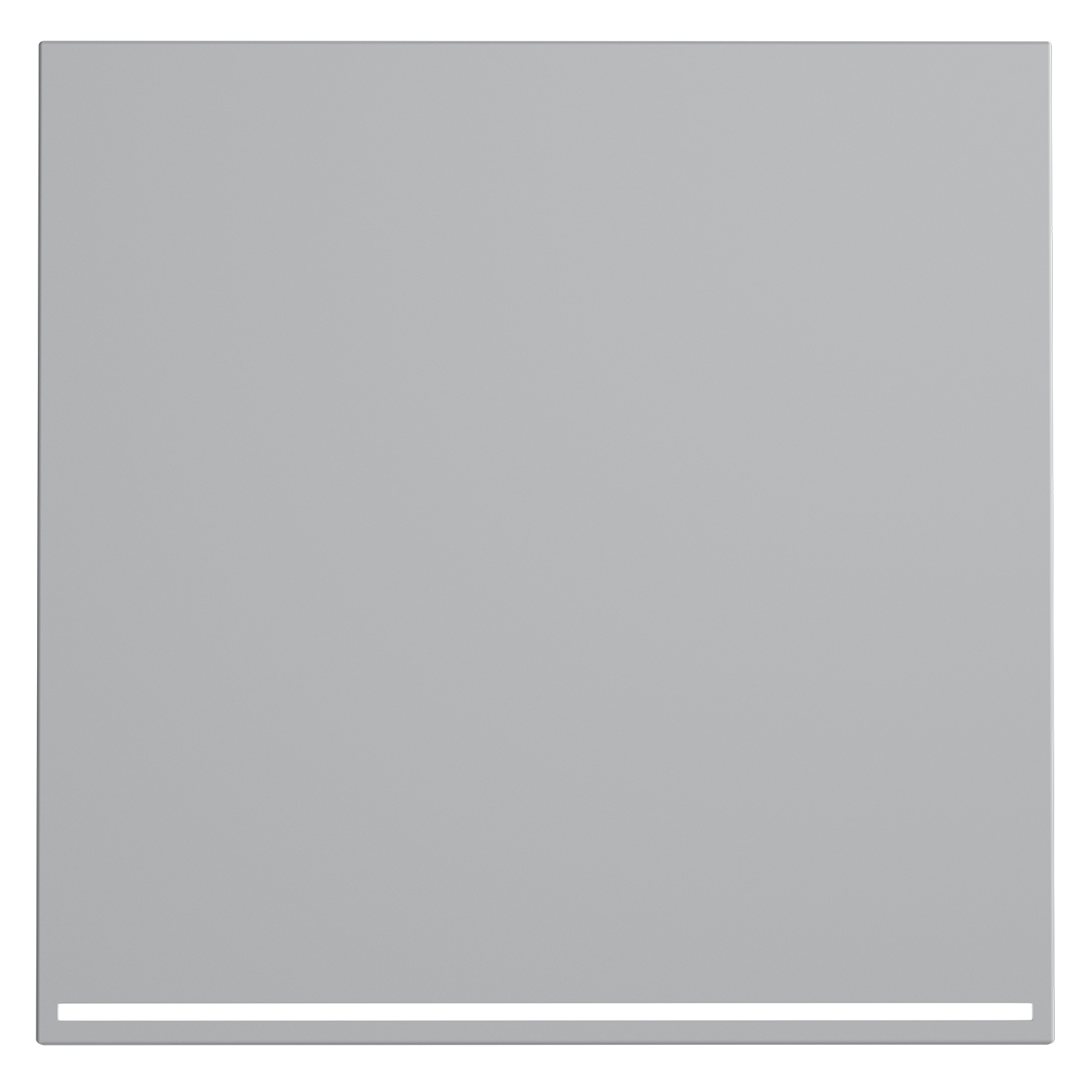 Клавиша для выключателя/переключателя одноклавишного с подсветкой, S70, серый Voltum VLS000216