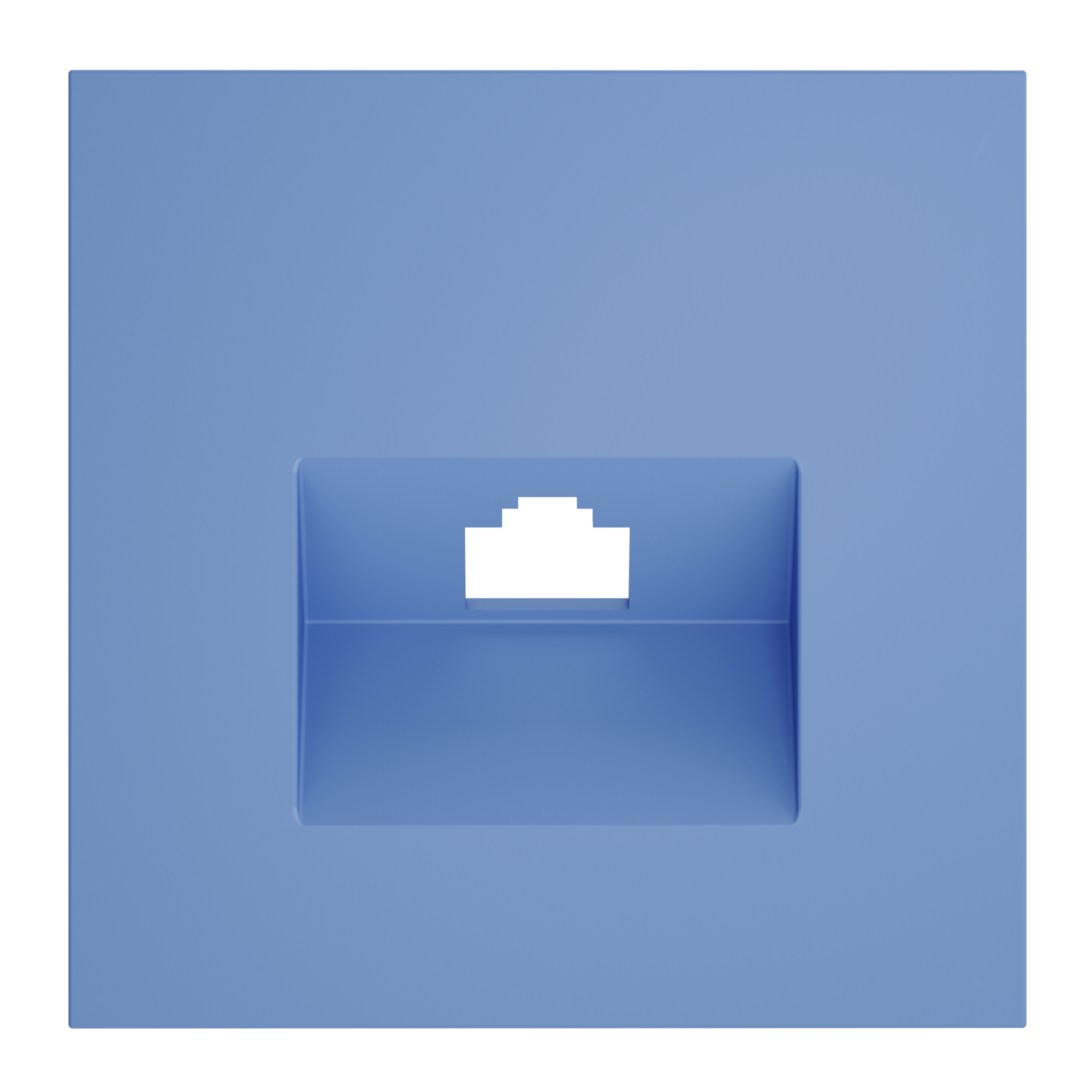 Накладка для розетки компьютерной RJ45 кат.6, S70, деним Voltum VLS001315