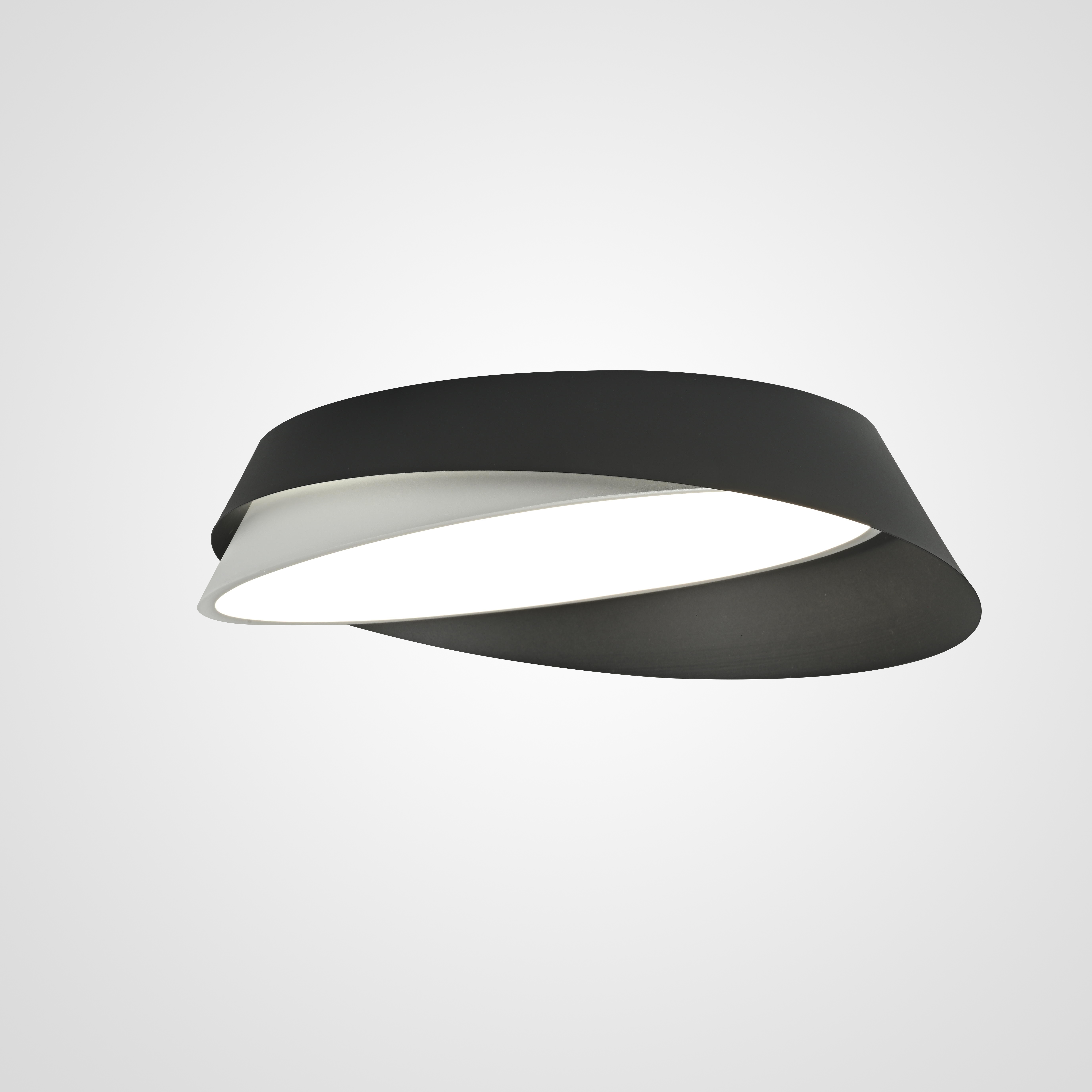 Потолочный светильник SHELL D40 White Black 15*45*45 см, 4*LED*10W, 3000, 4000, 5000K, ImperiumLoft SHELL, Белый, Чёрный