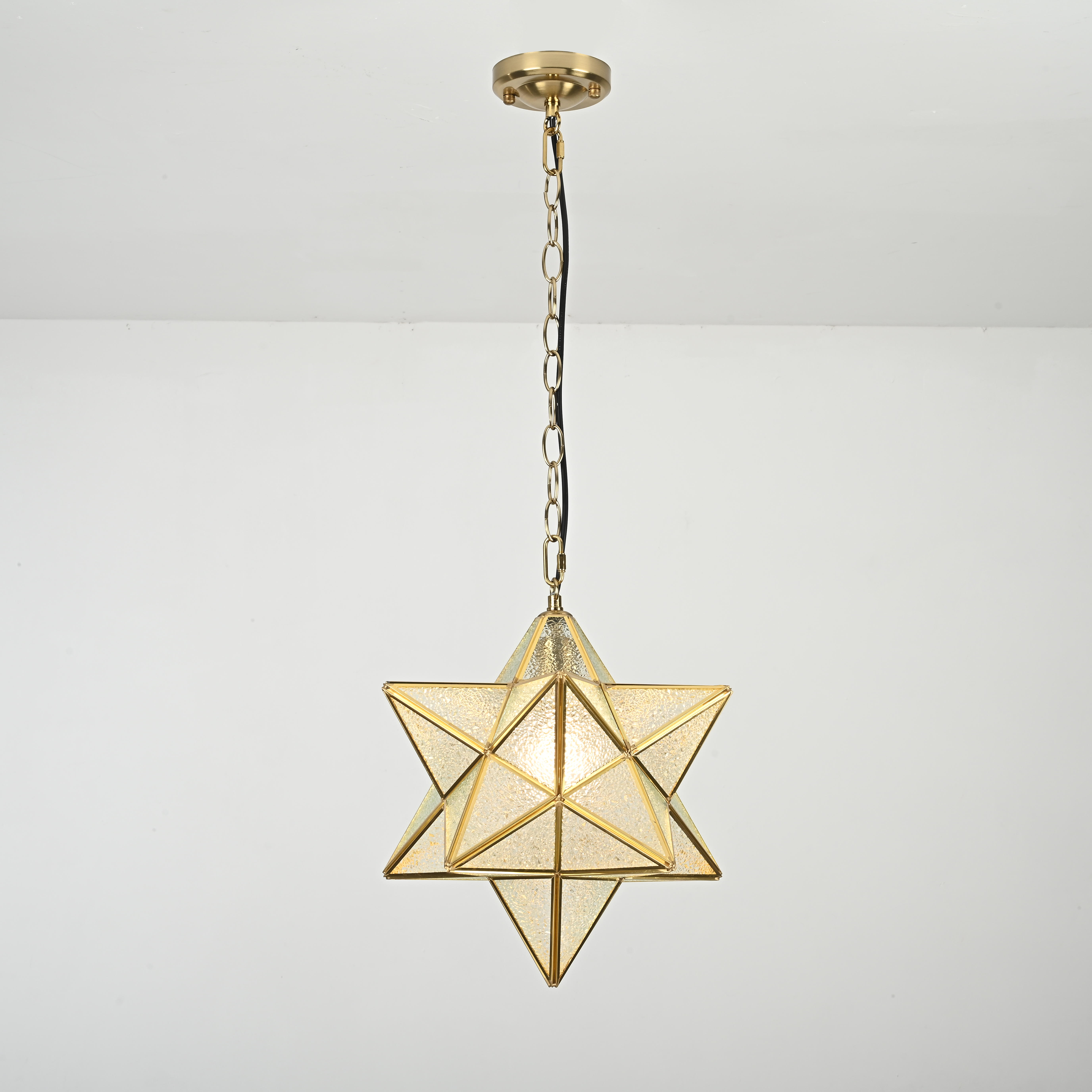 Подвесной светильник Star Effervescent D35 35*35*37 см, 1*E27*60W, ImperiumLoft 40.225, Золотистый