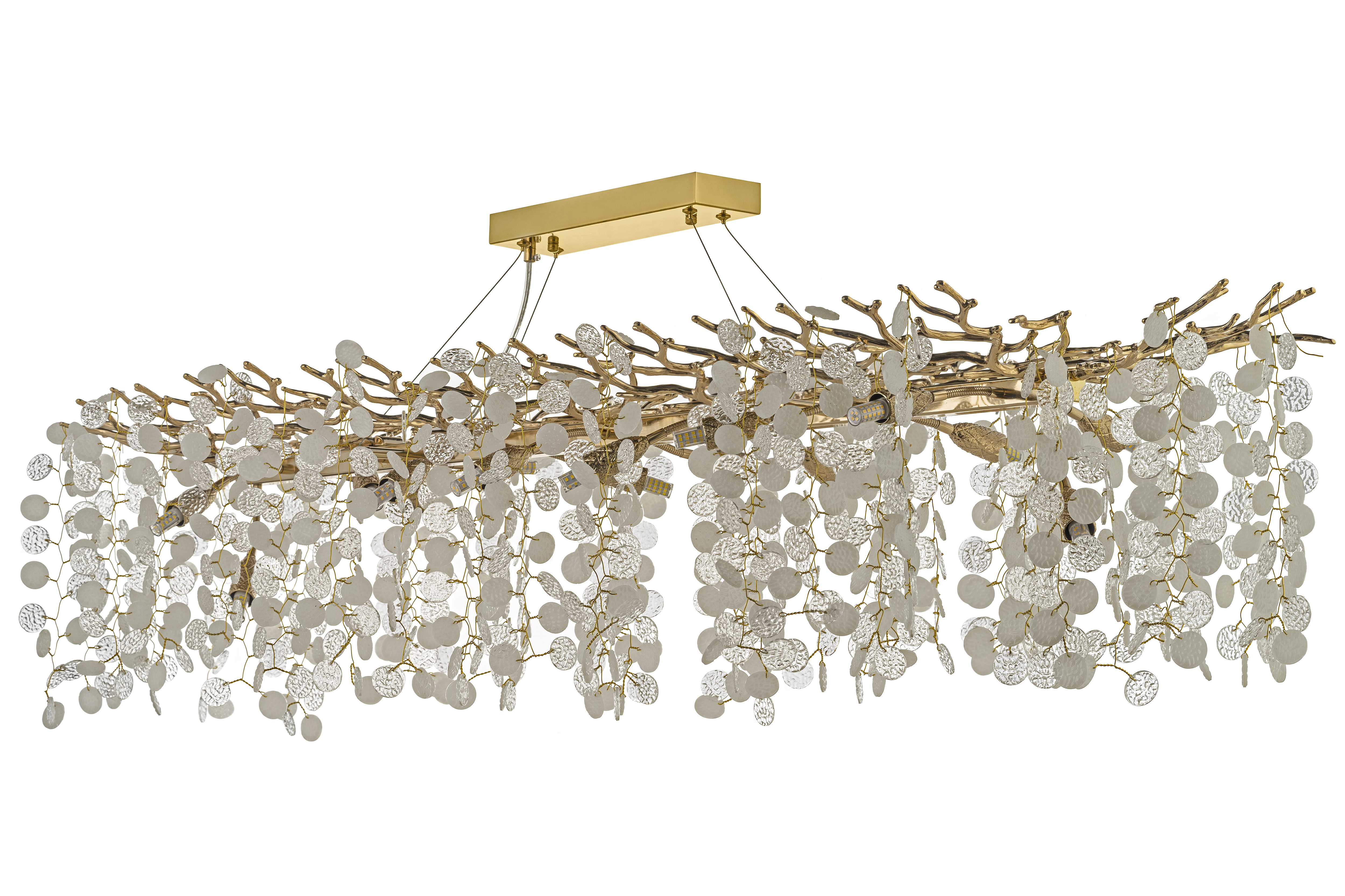 Люстра подвесная ** см, 16*G9*40W, Dio D`arte Tavenna Gold Tavenna H 1.5.150x48.103 G, золотой