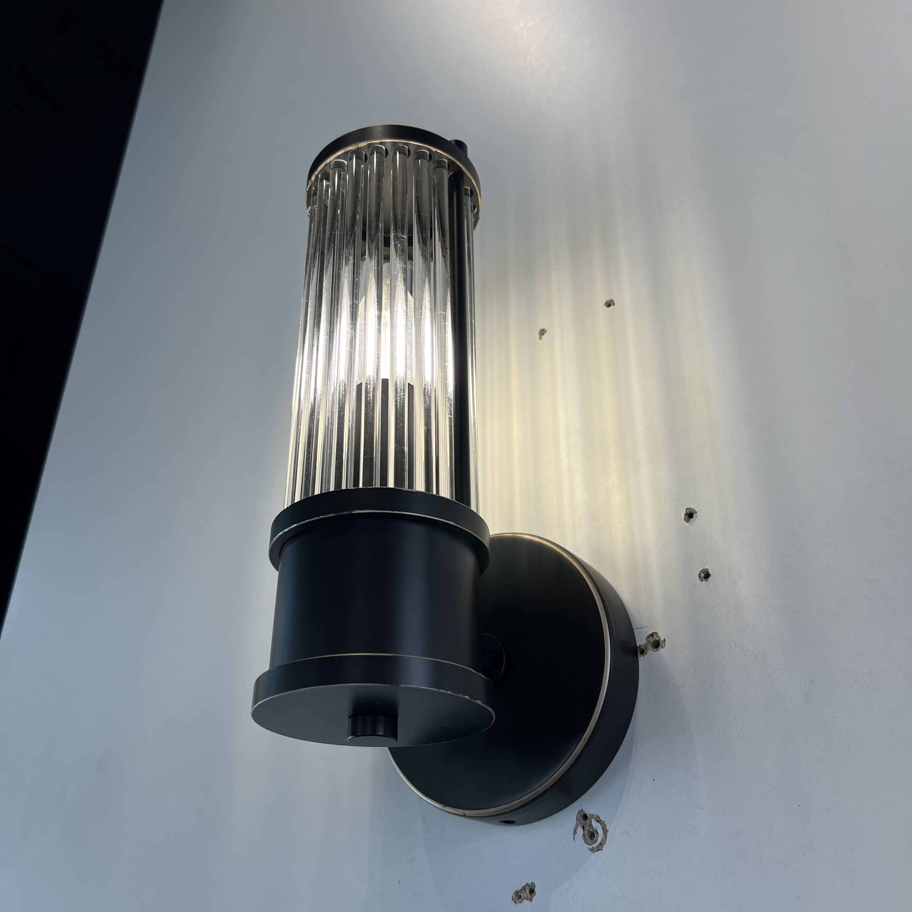 Бра Ralph Lauren Allen Single Sconce 13*12*27 см, 1*E14*60W, ImperiumLoft 44.664, Чёрный
