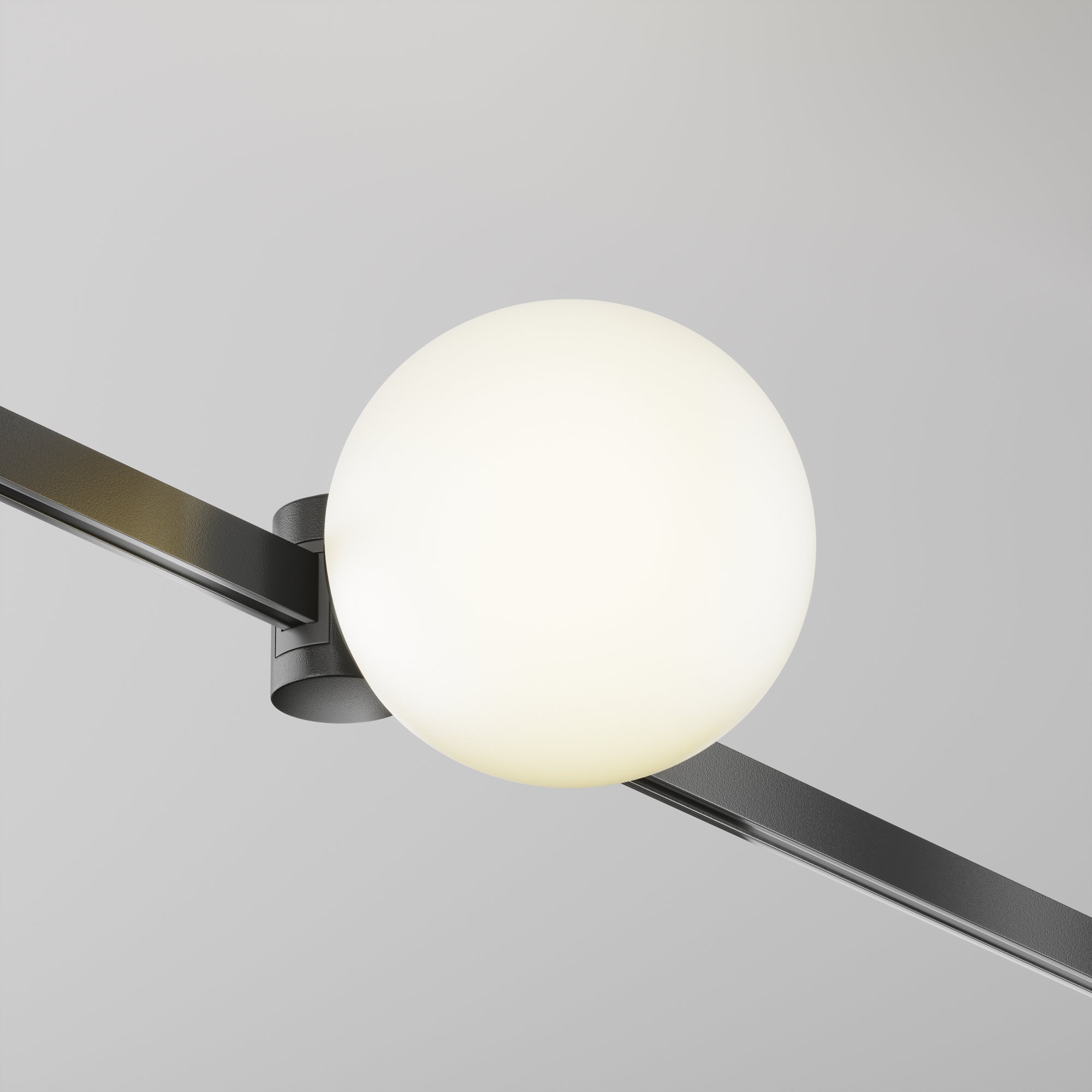 Трековый светильник 12,4*10*-10 см, *LED*5W, 3000K, Maytoni Technical Luna TR229-1-5W3K-B, Черный