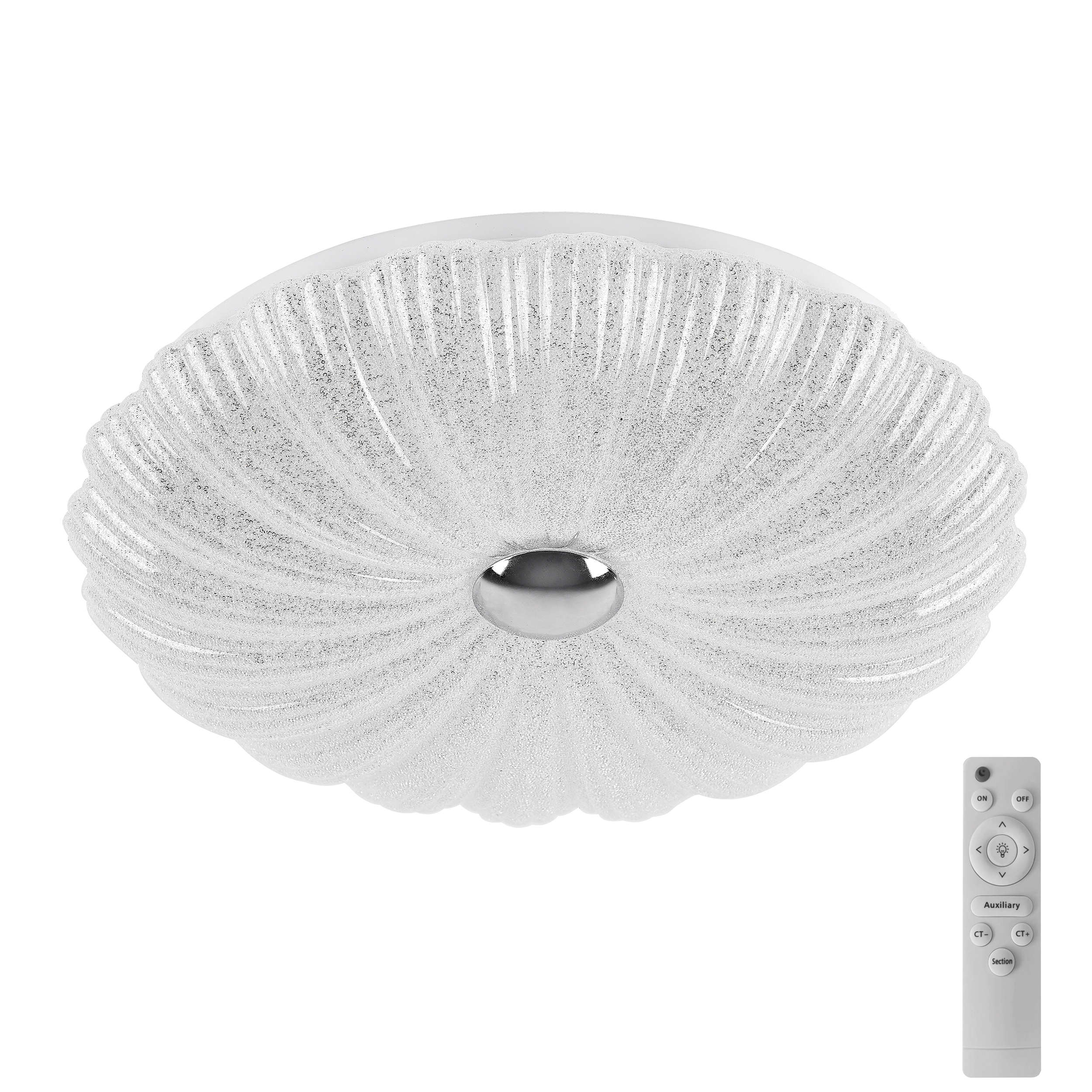 Светильник *48*9 см, *72W, 3000/4000/6000K, Lightstar Arco Shell 225650, Хром; Золото