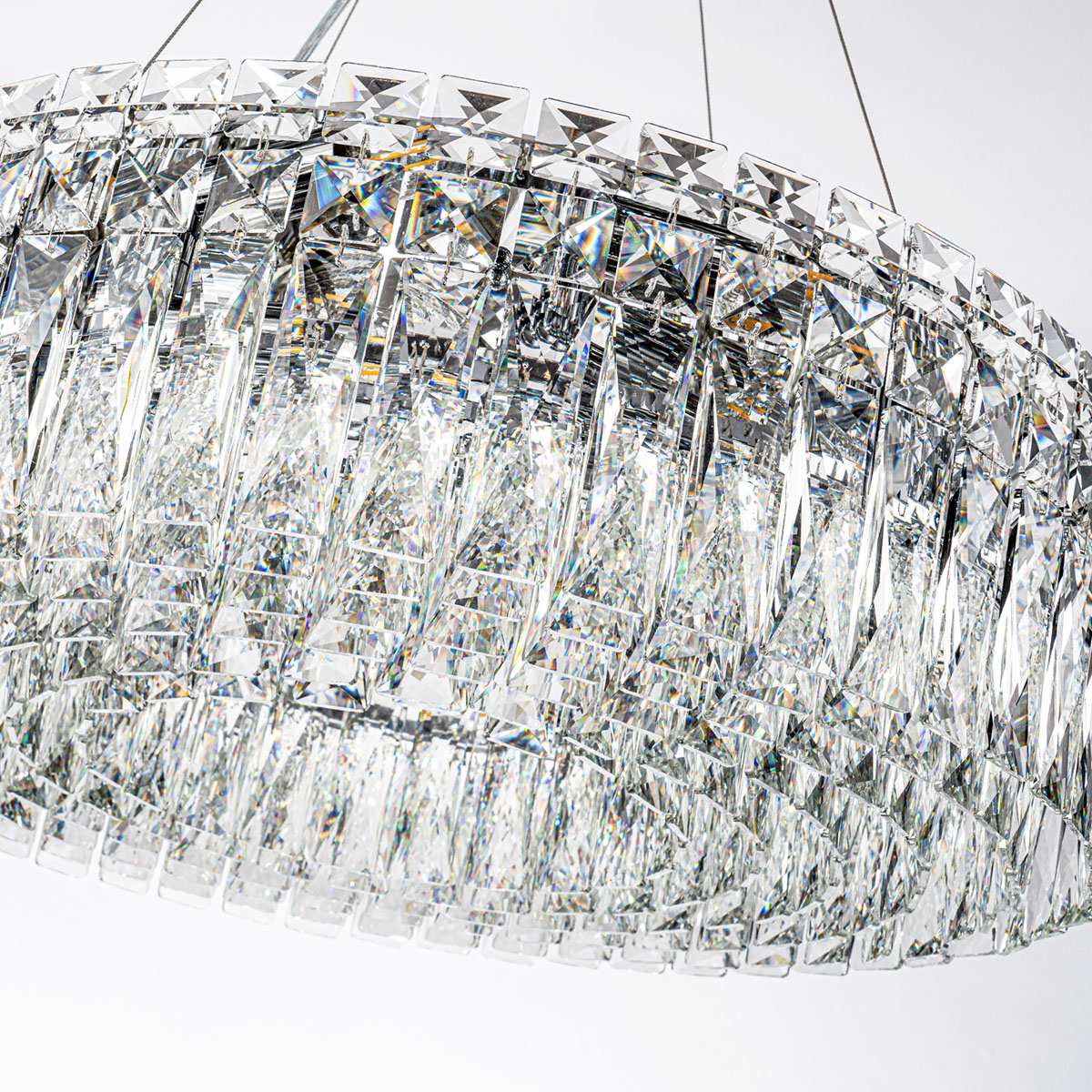 Подвесная люстра 60*126 см, Е14*8*40W, 18 м2 MODELUX ML.7084.600 CR хром