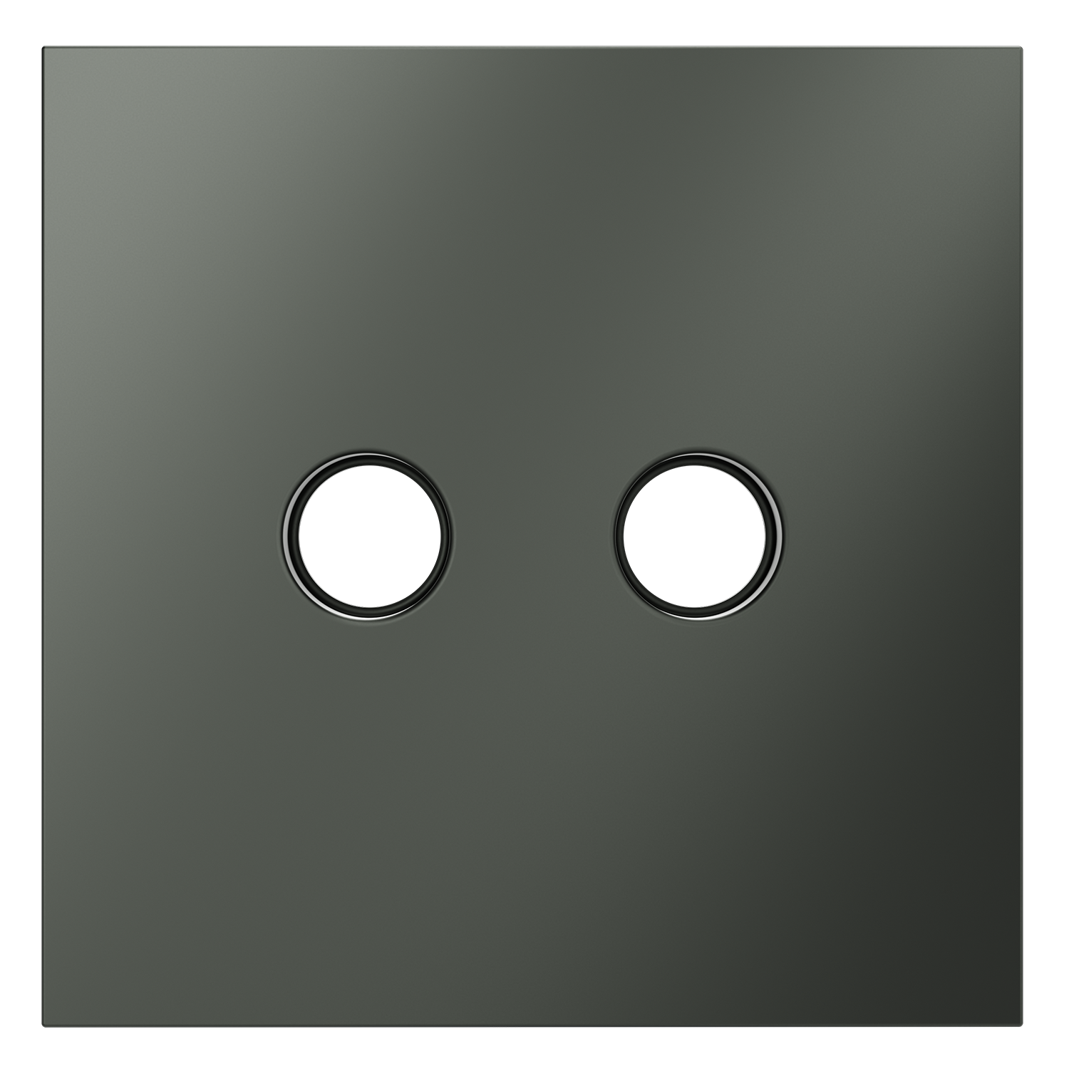 Накладка для розетки телевизионной оконечной TV+SAT, титан Voltum S70 VLS001606, Пластик Soft touch