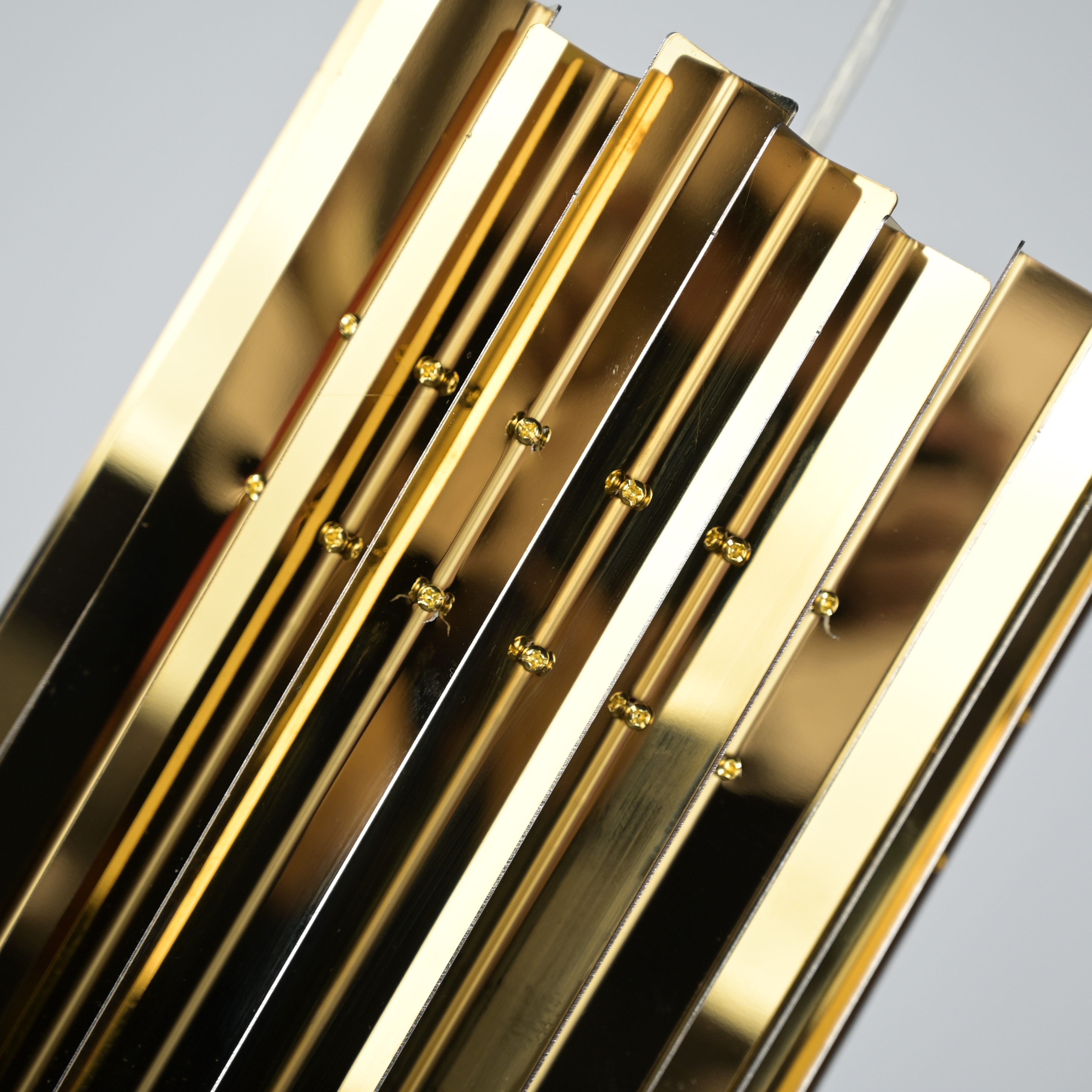 Подвесной светильник Tom Kirk Facet Pendant Gold 21*21*21 см, 1*E27*60W, ImperiumLoft 40.1457, Золотистый
