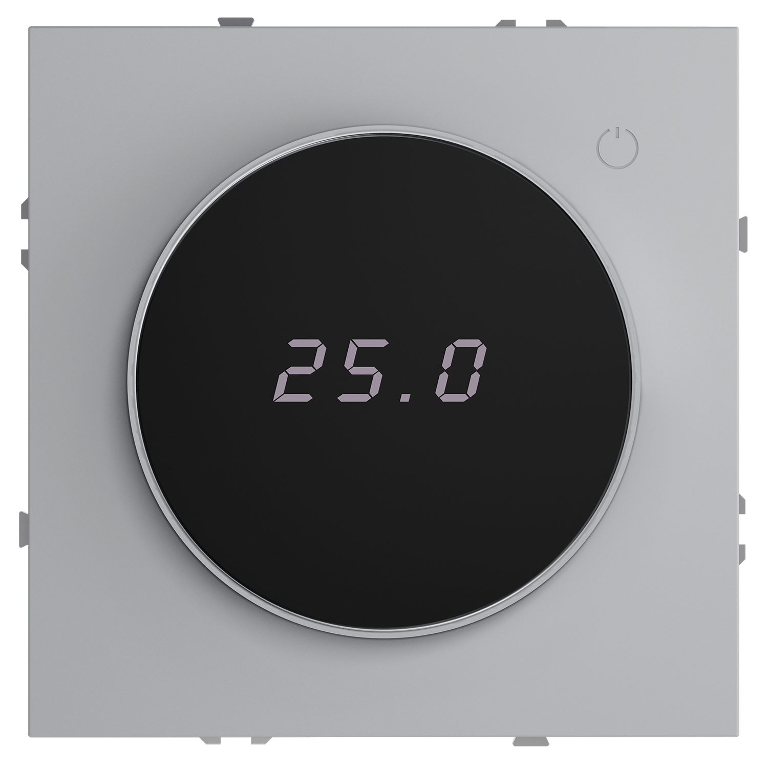 Терморегулятор электронный S70 с индикацией и датчиком, для теплого пола, серый Voltum VLS070116