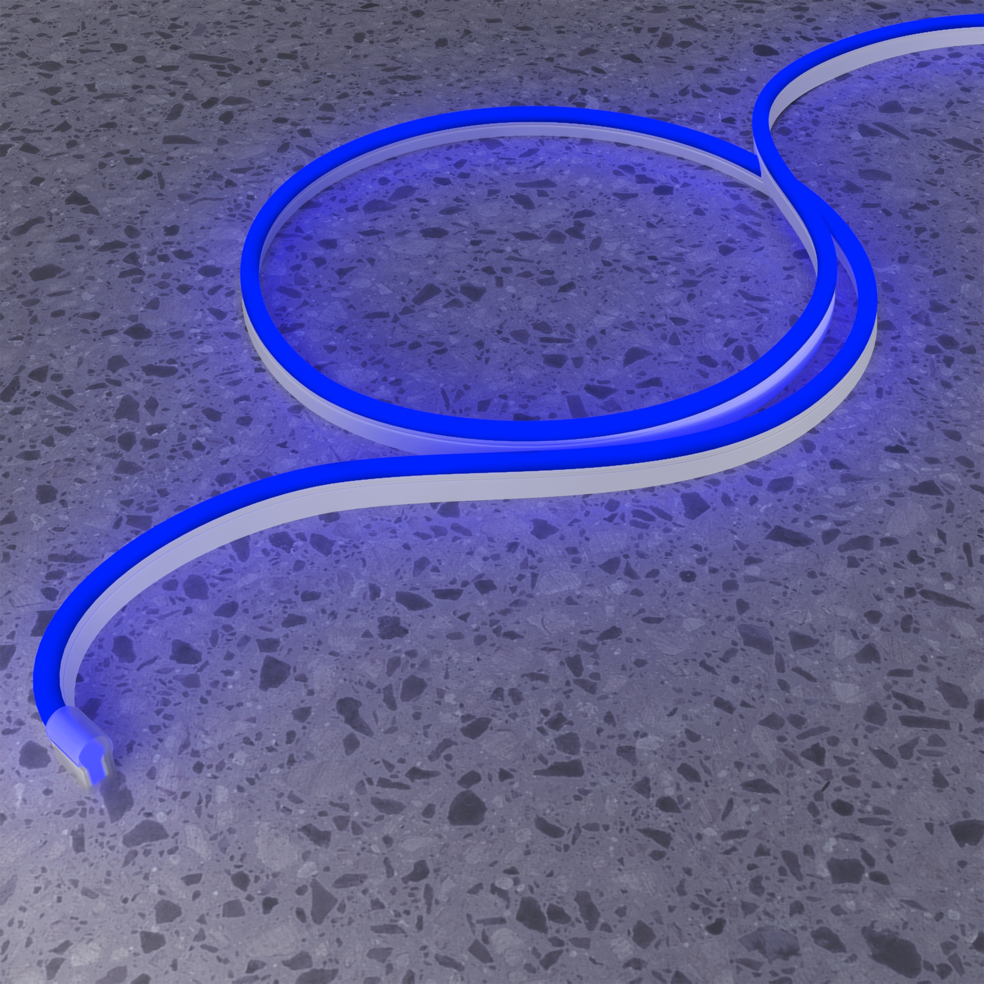 Гибкий неон 25x13 220В 8W/м Blue IP65 50м Maytoni 201235, цена за катушку