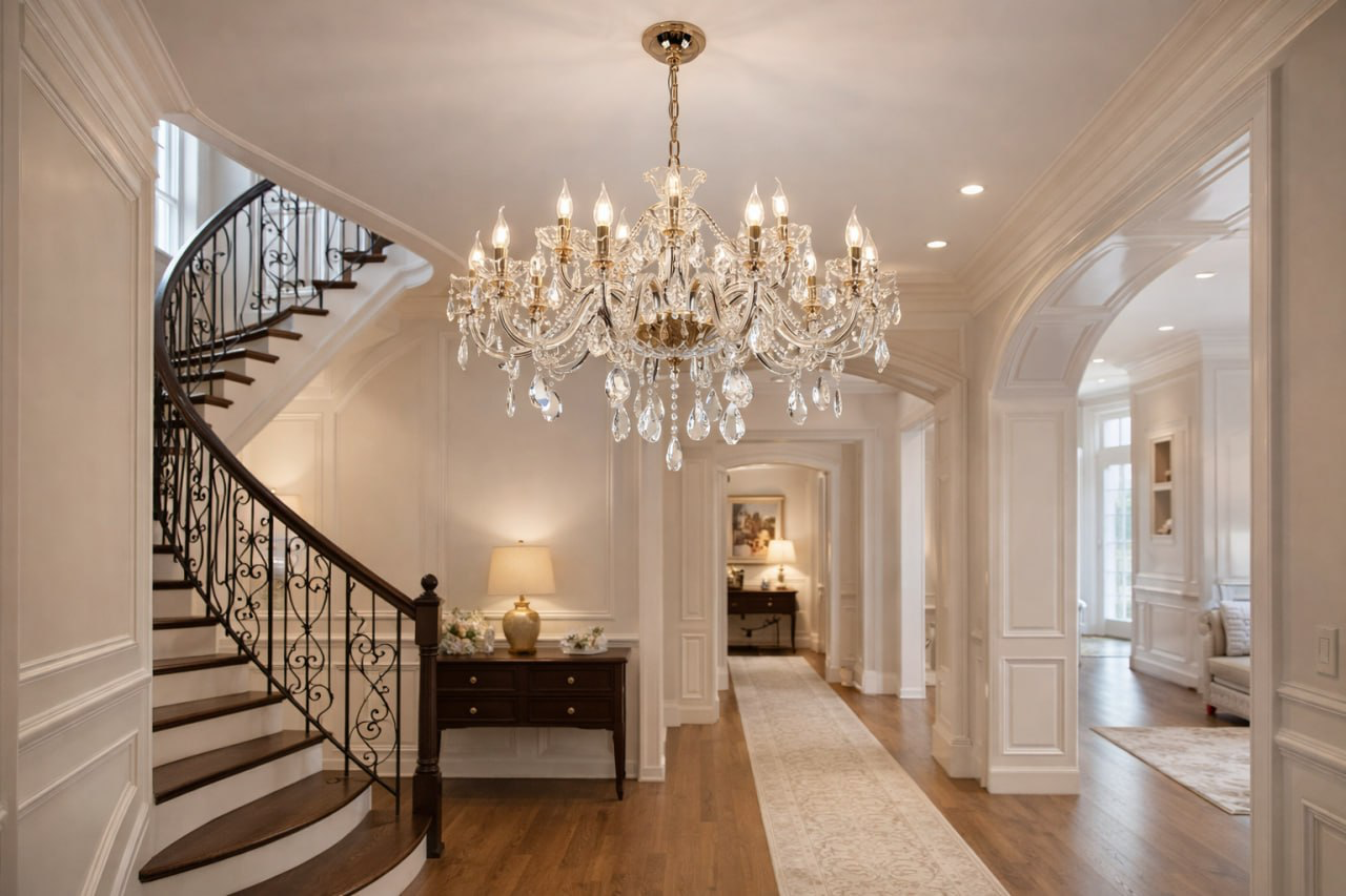 Люстра 95*63*65 см, 15*Е14*40W, Modelux  ML.7163.15P, Золото