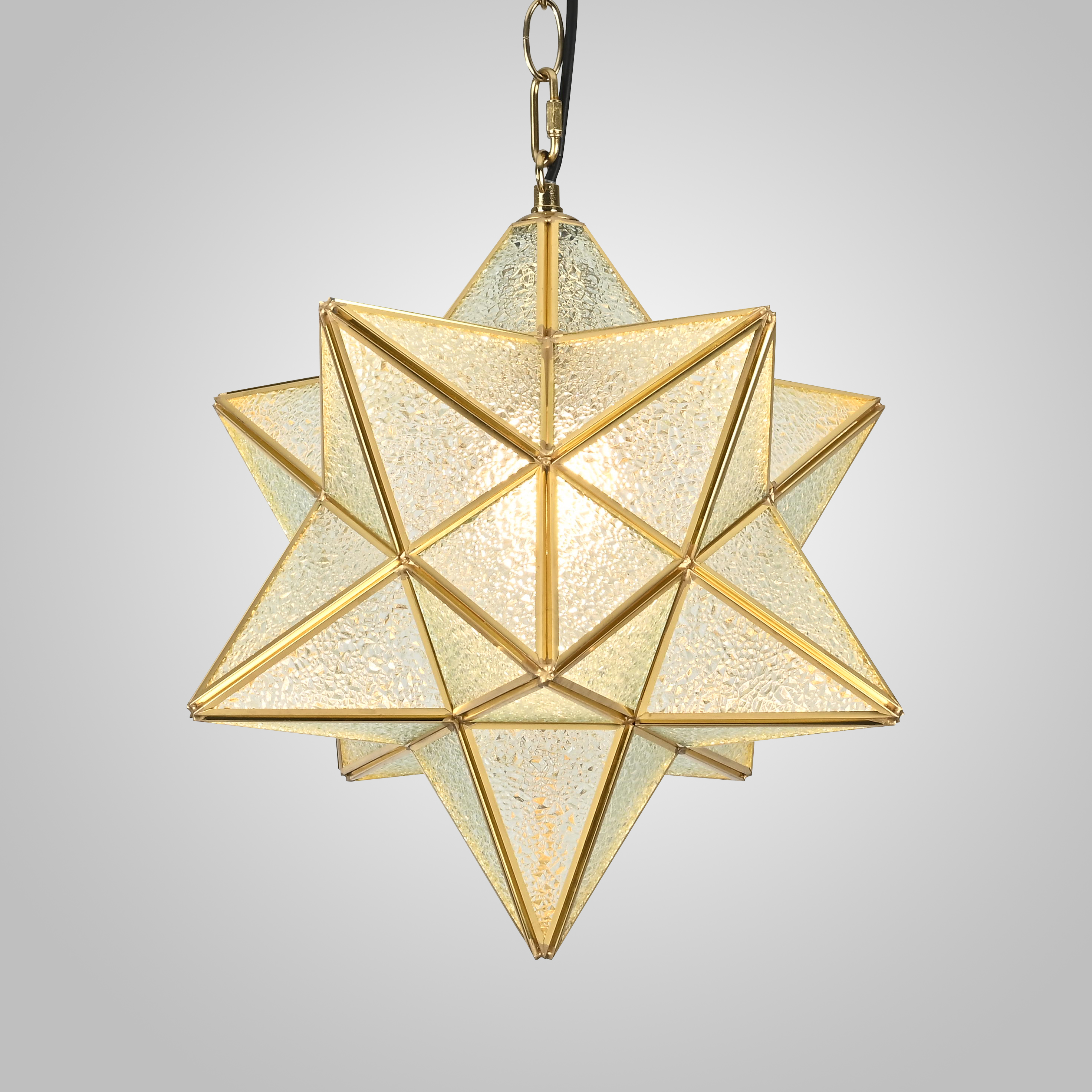 Подвесной светильник Star Effervescent D35 35*35*37 см, 1*E27*60W, ImperiumLoft 40.225, Золотистый