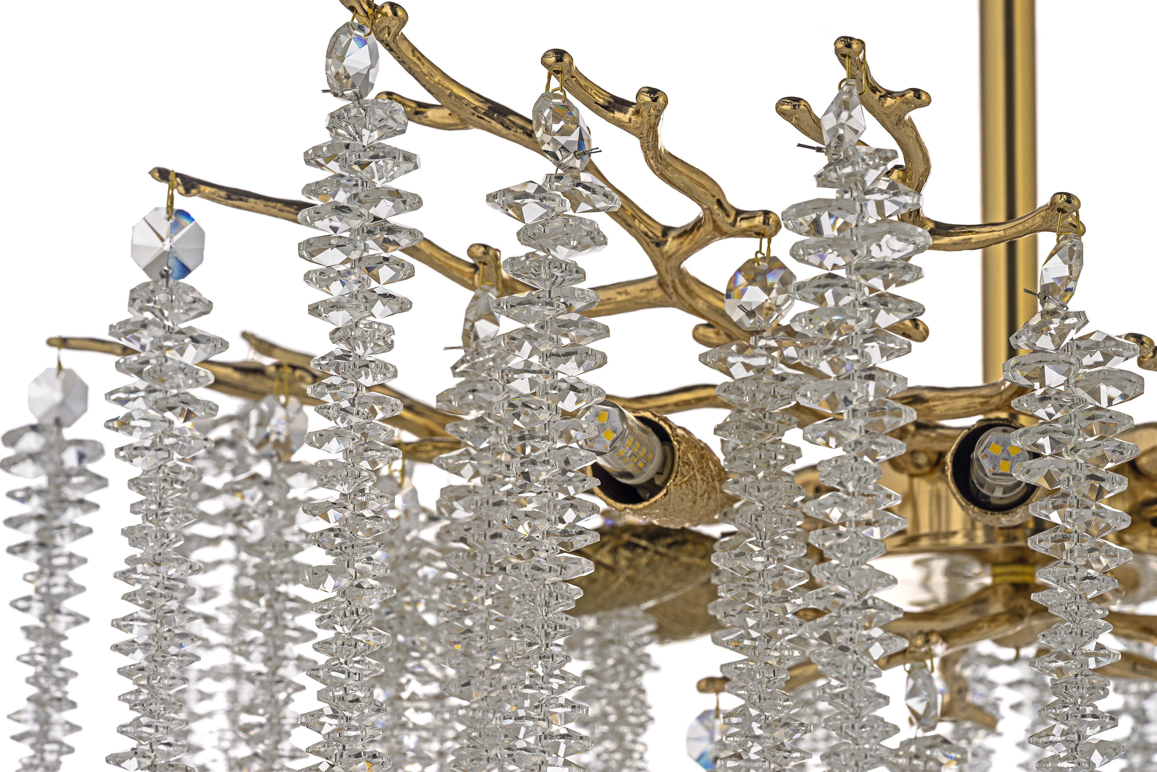 Люстра потолочная *60*56 см, 8*G9*40W, Dio D`arte Tavenna Gold Tavenna H 1.3.60.100 G, золотой