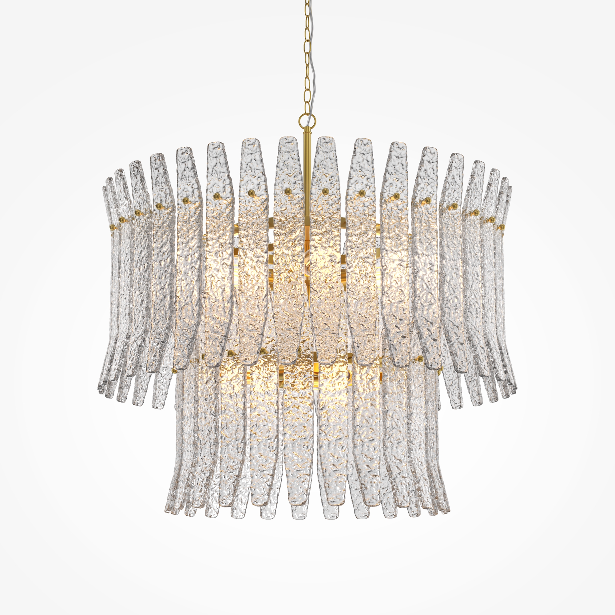 Подвесной светильник *61,4*69,2-369,2 см, 9*E14*40W, Maytoni Shiver MOD539PL-09MG, Матовое Золото