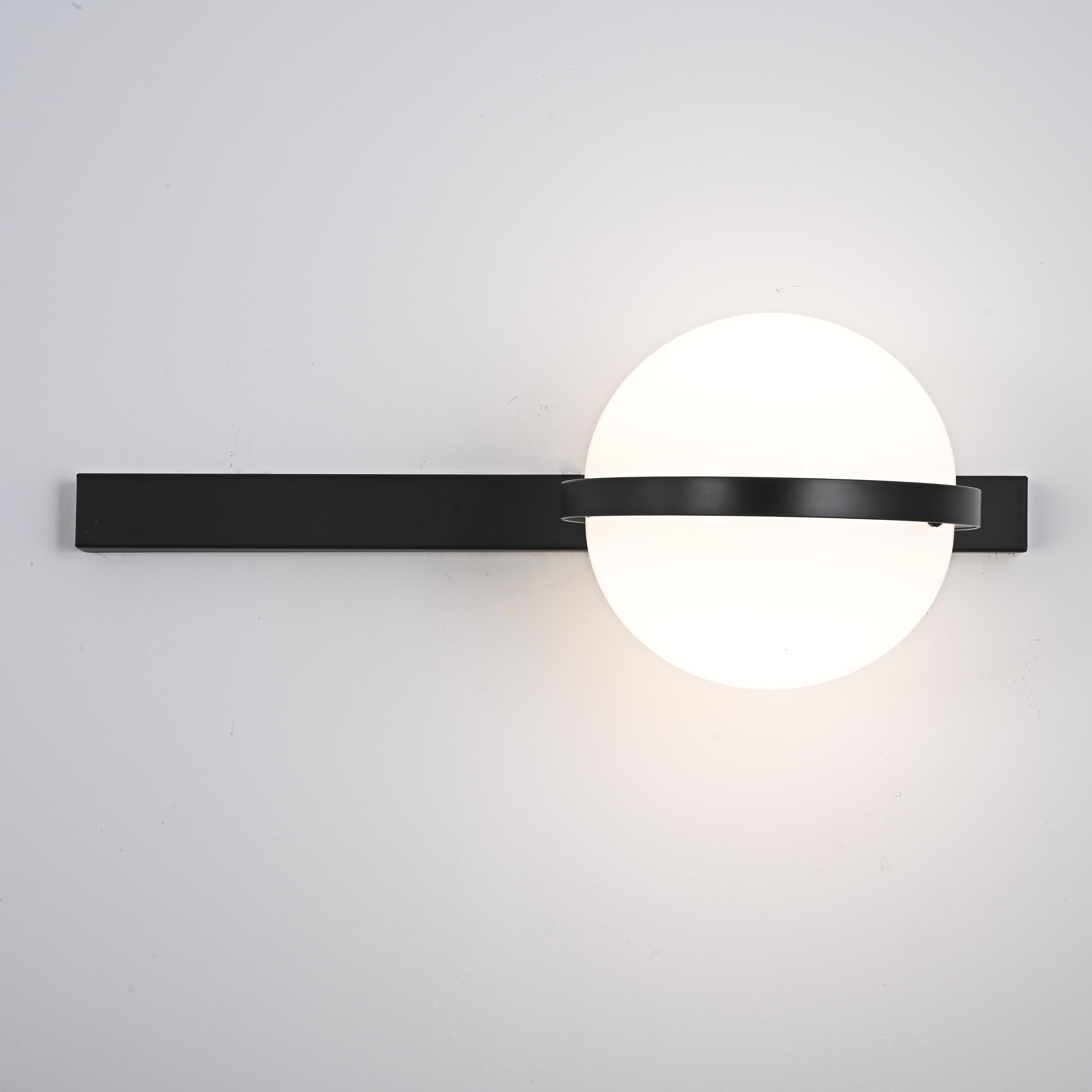 Бра PALMA Wall lamp 1 шар 55*25*22 см, 1*LED*9W, 3000, 4000, 6000K, ImperiumLoft 22.93726, Серый