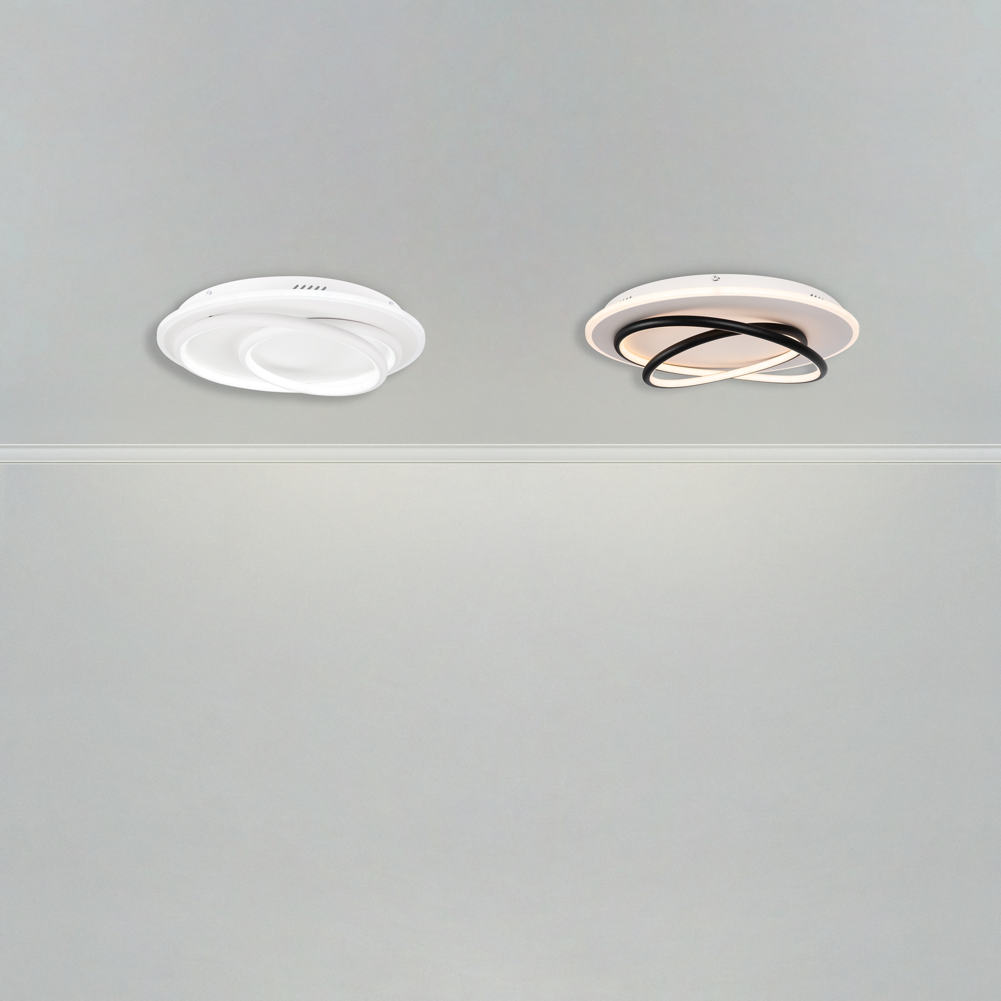 Светильник *40*-10 см, *LED*85W, 3000-7000K, Freya Спираль/Spiral FR6089CL-L120W, Белый