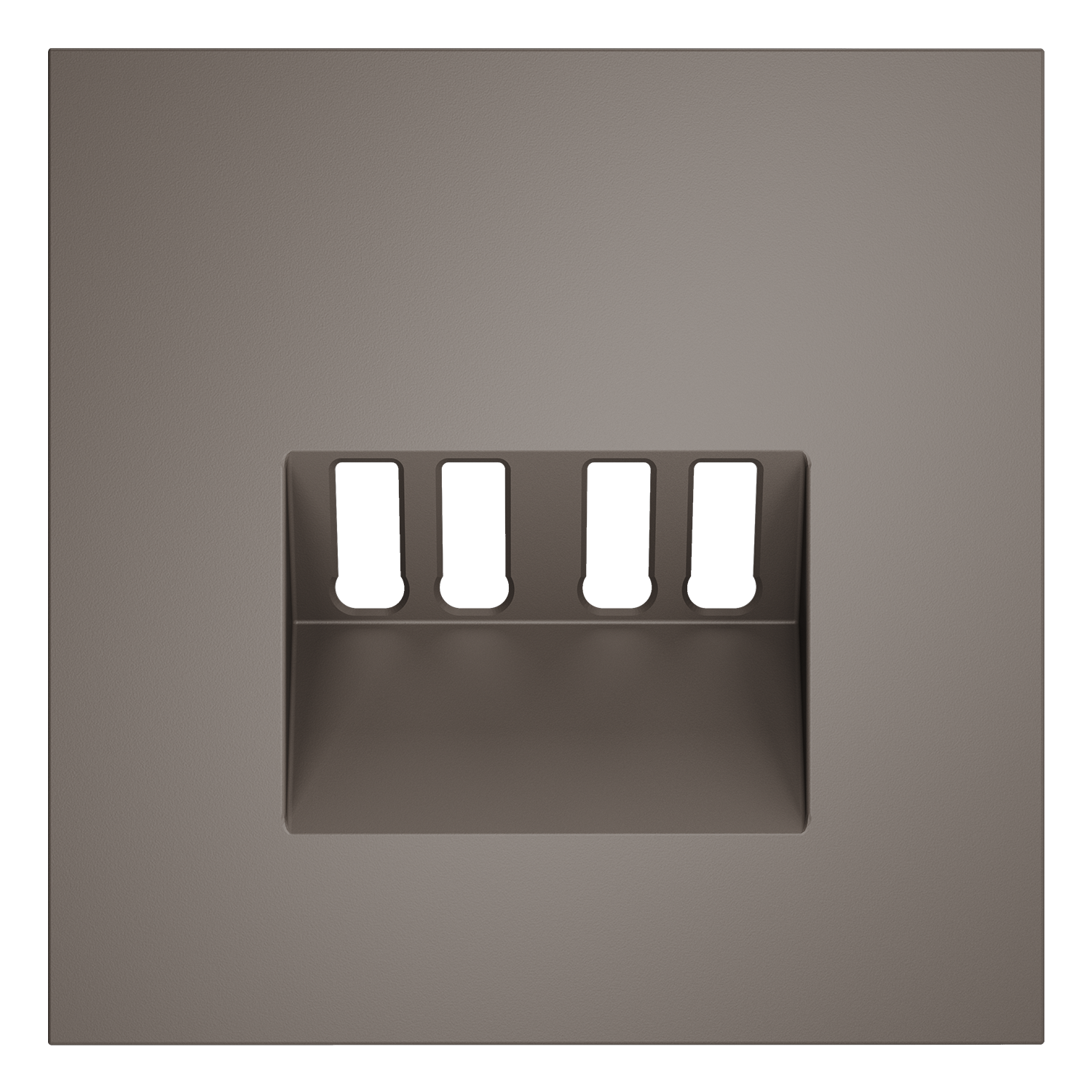 Накладка для розетки акустической 4-местной , S70, капучино Voltum VLS001514