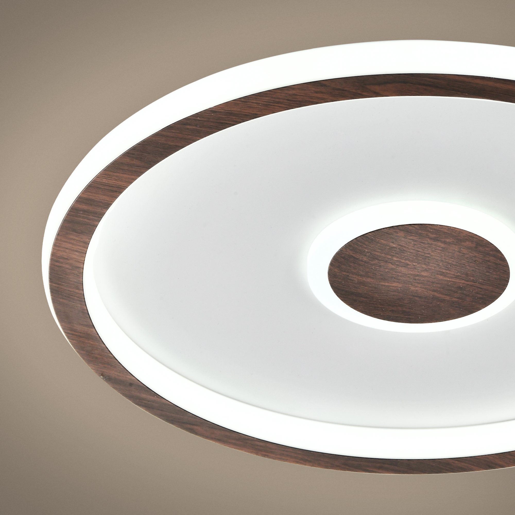 Светильник *60*-5,6 см, *LED*80W, Freya Орбита / Orbit FR5421CL-L80BR, Орех