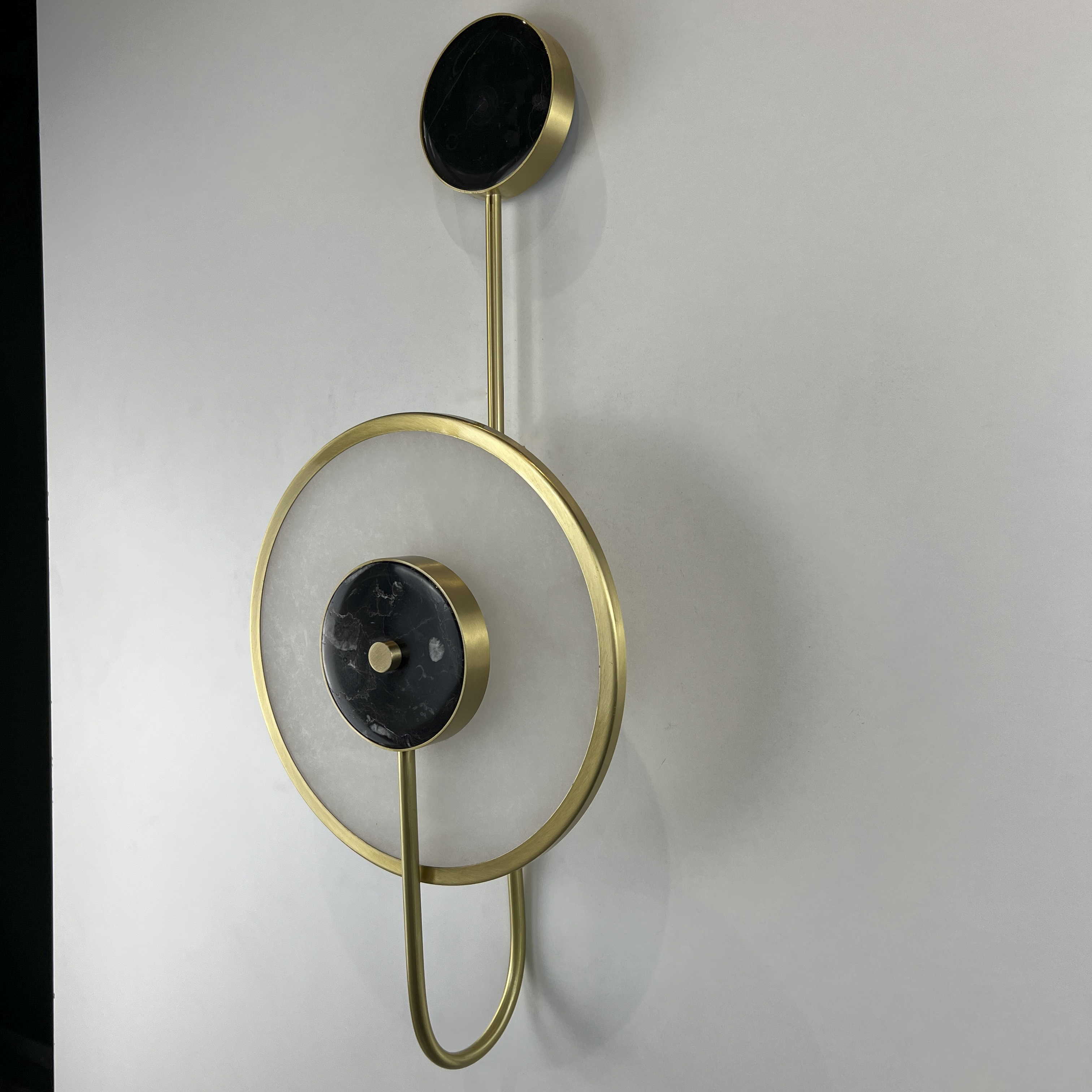 Бра-бра из мрамора LOREO A *25*46 см, 1*LED*5W, ImperiumLoft 149474-22, Латунь
