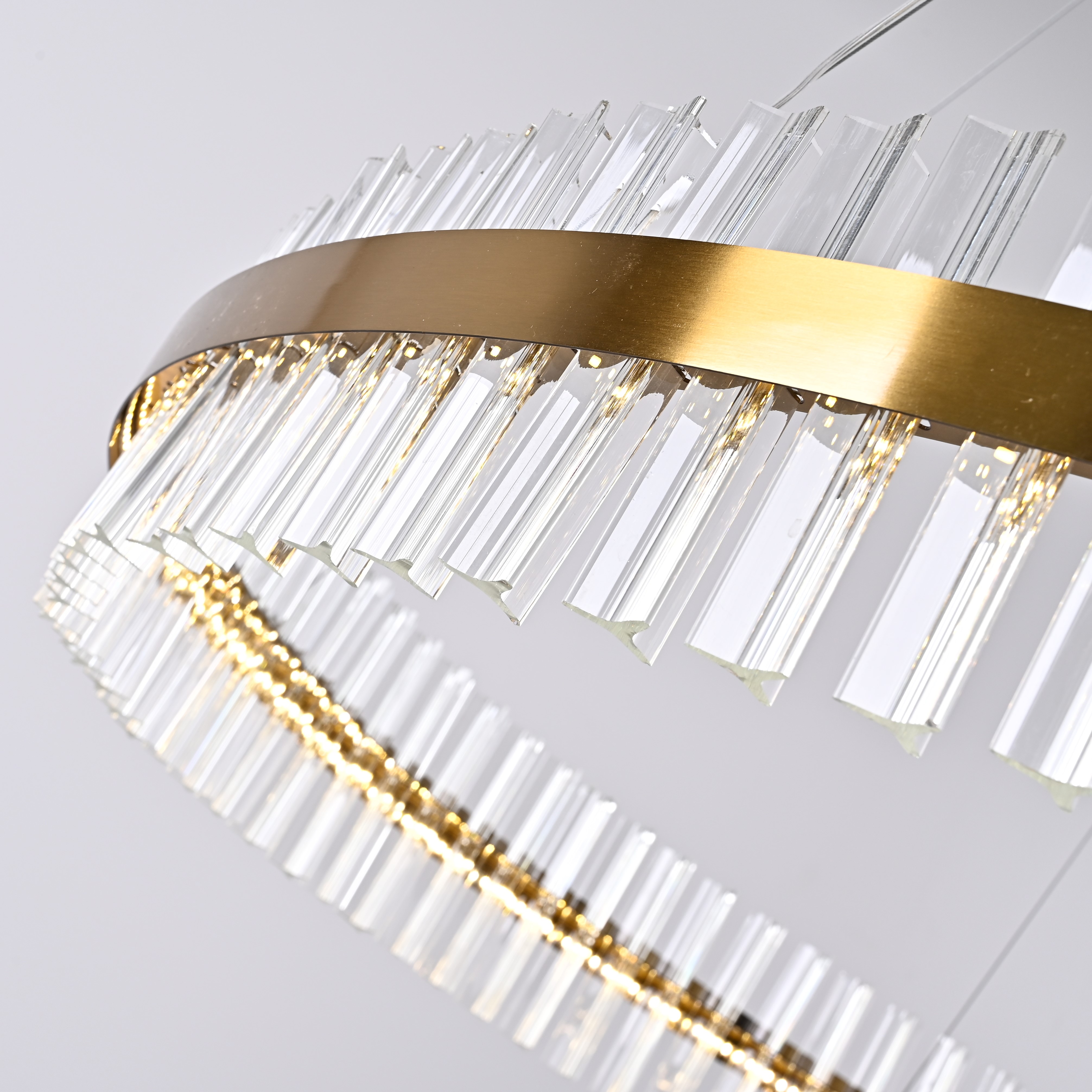 Подвесная люстра Saturno Not Baroncelli Suspension D120 120*120*120 см, 1*LED*50W, ImperiumLoft 40.1643-0, Золотистый