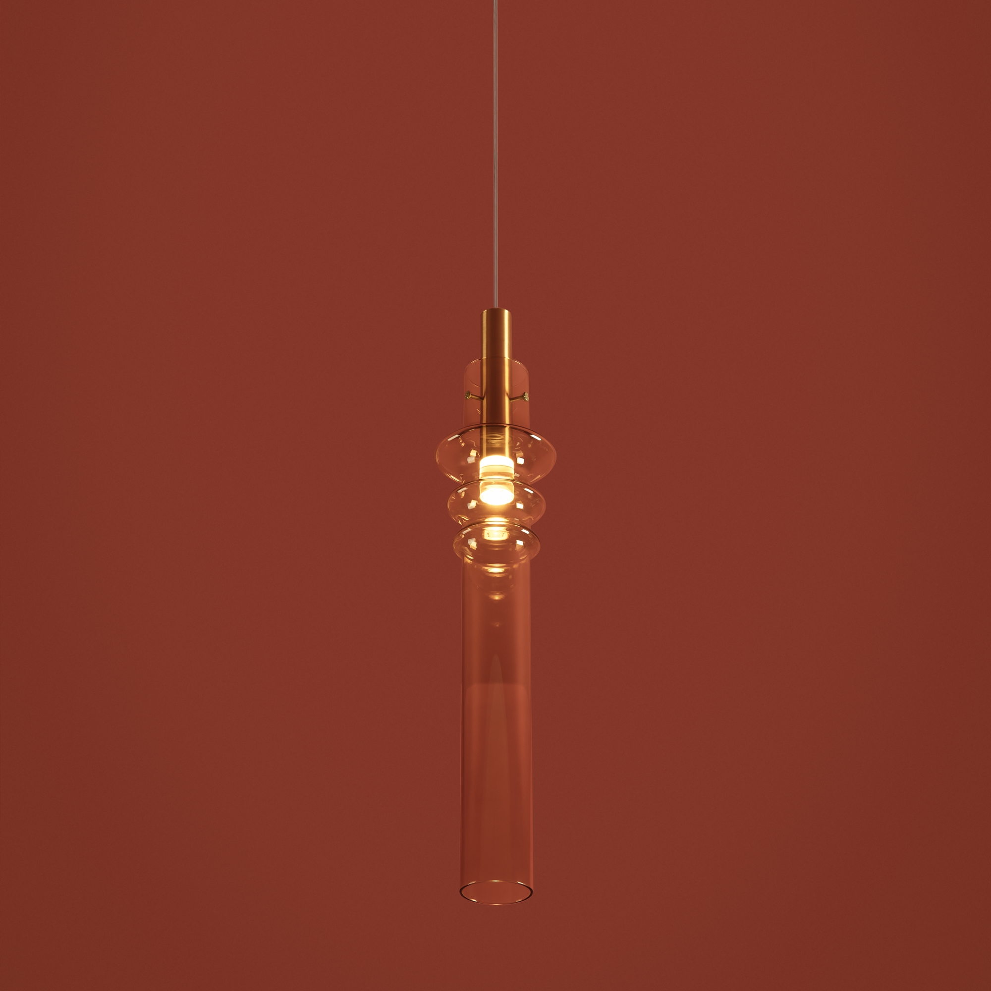 Подвесной светильник *11,5*70-260 см, 1*LED*6W, 3000K, Freya  FR5635PL-L6AM1, Латунь