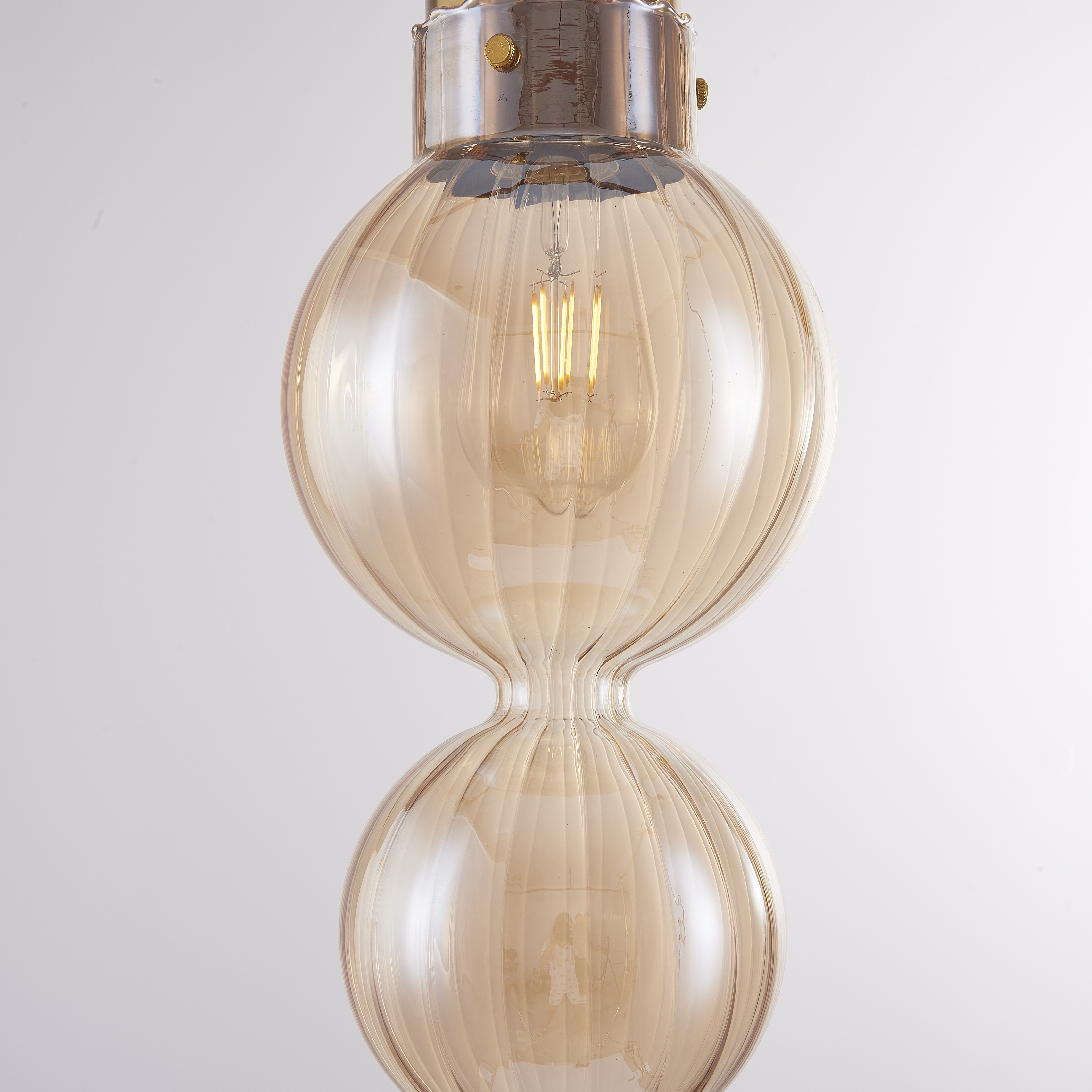 Подвесной светильник Heathfield Lighting - Medina Pendant Brown 17*17*80 см, 1*E27*60W, ImperiumLoft 40.2682-0, Золотистый