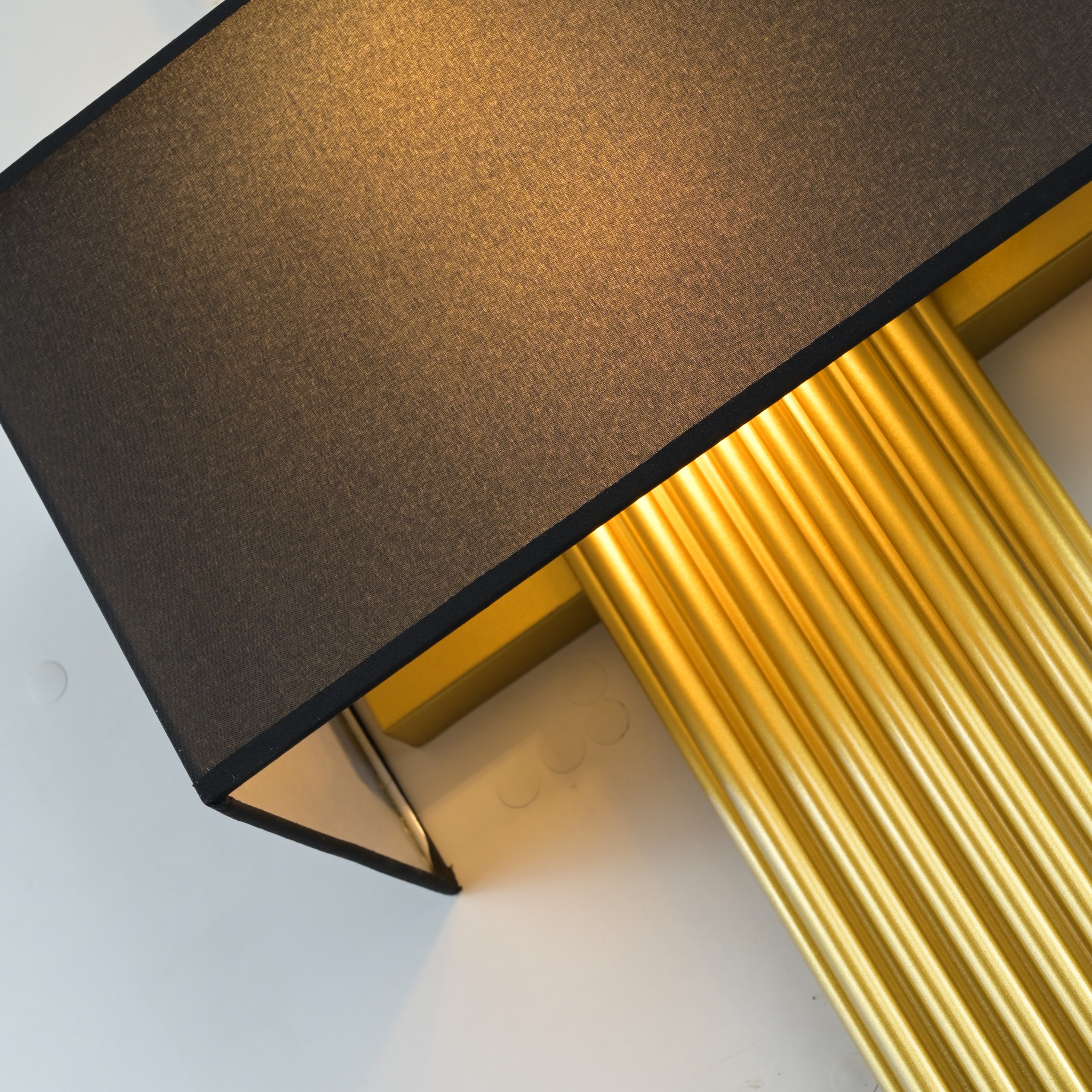 Бра Sohne CG 90-0009 FIORE Black H75 W32 32*32*75 см, 2*E14*40W, 3000K, ImperiumLoft 44.29, Золотистый
