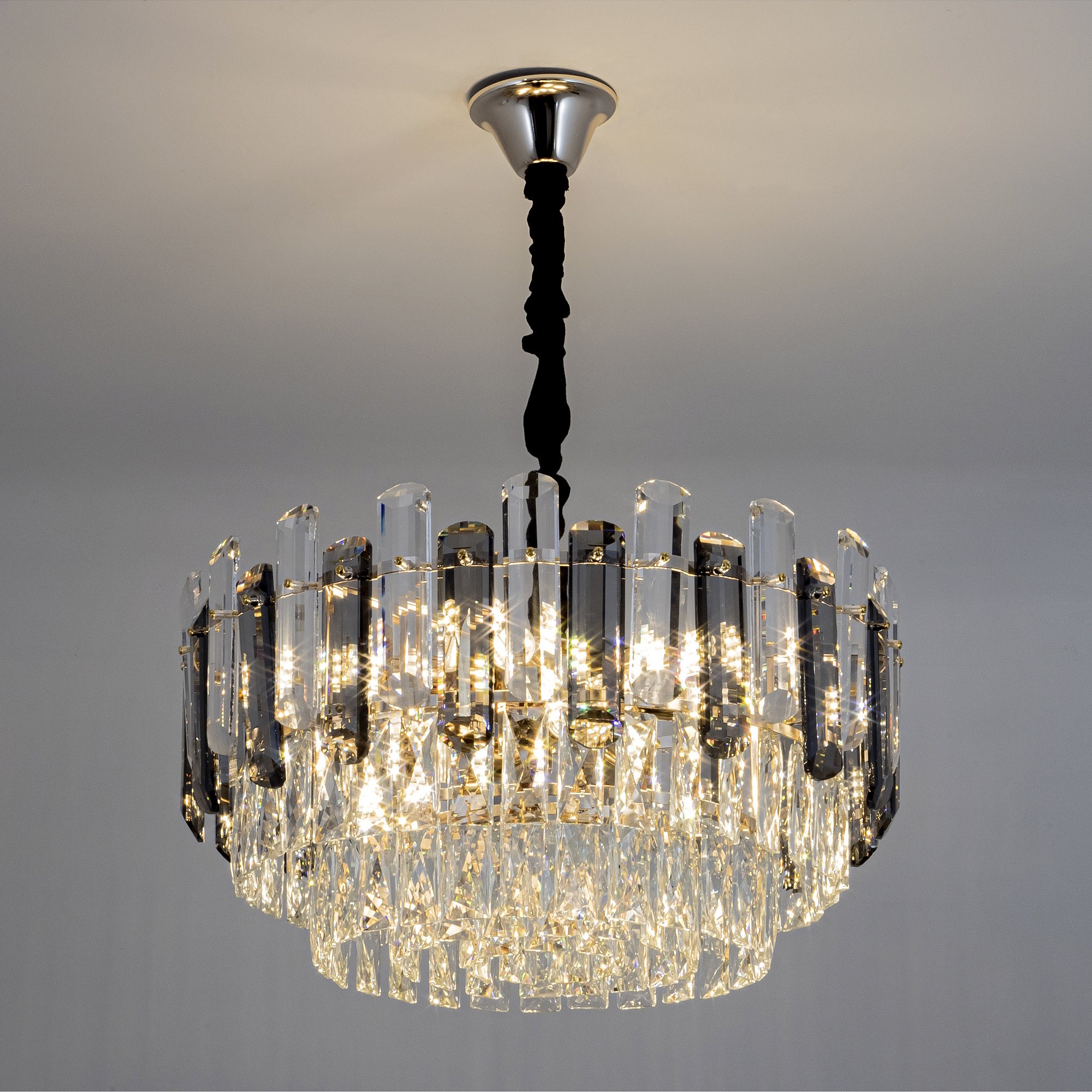 Подвесная люстра 50x50x40см, Е14, 9x40Вт, , Modelux ML.9006.9 GD-SM Золото