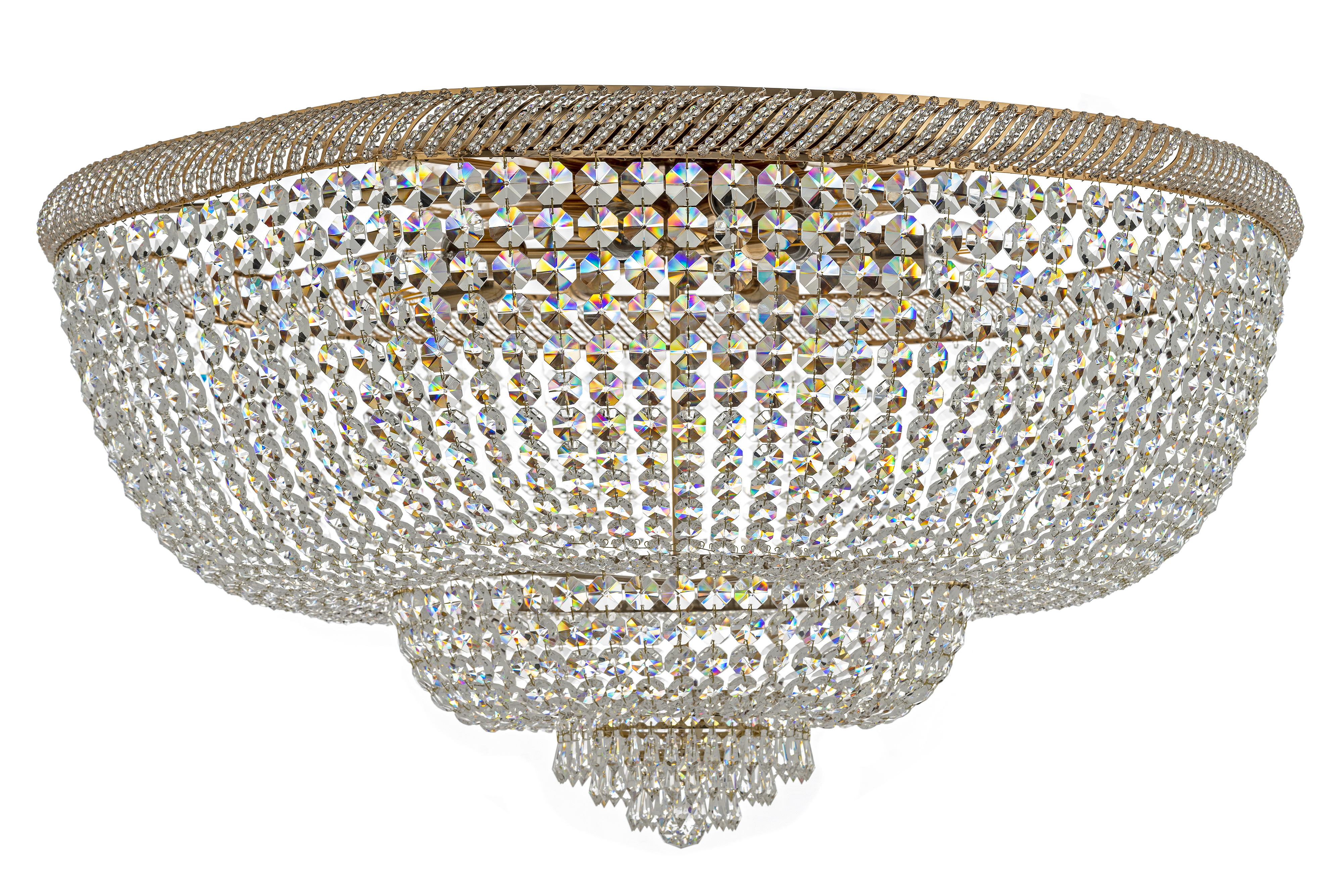 Люстра *100*60 см, 18*E27*60W, Dio D`arte Bari Gold Bari E 1.8.100.100 G, Золото