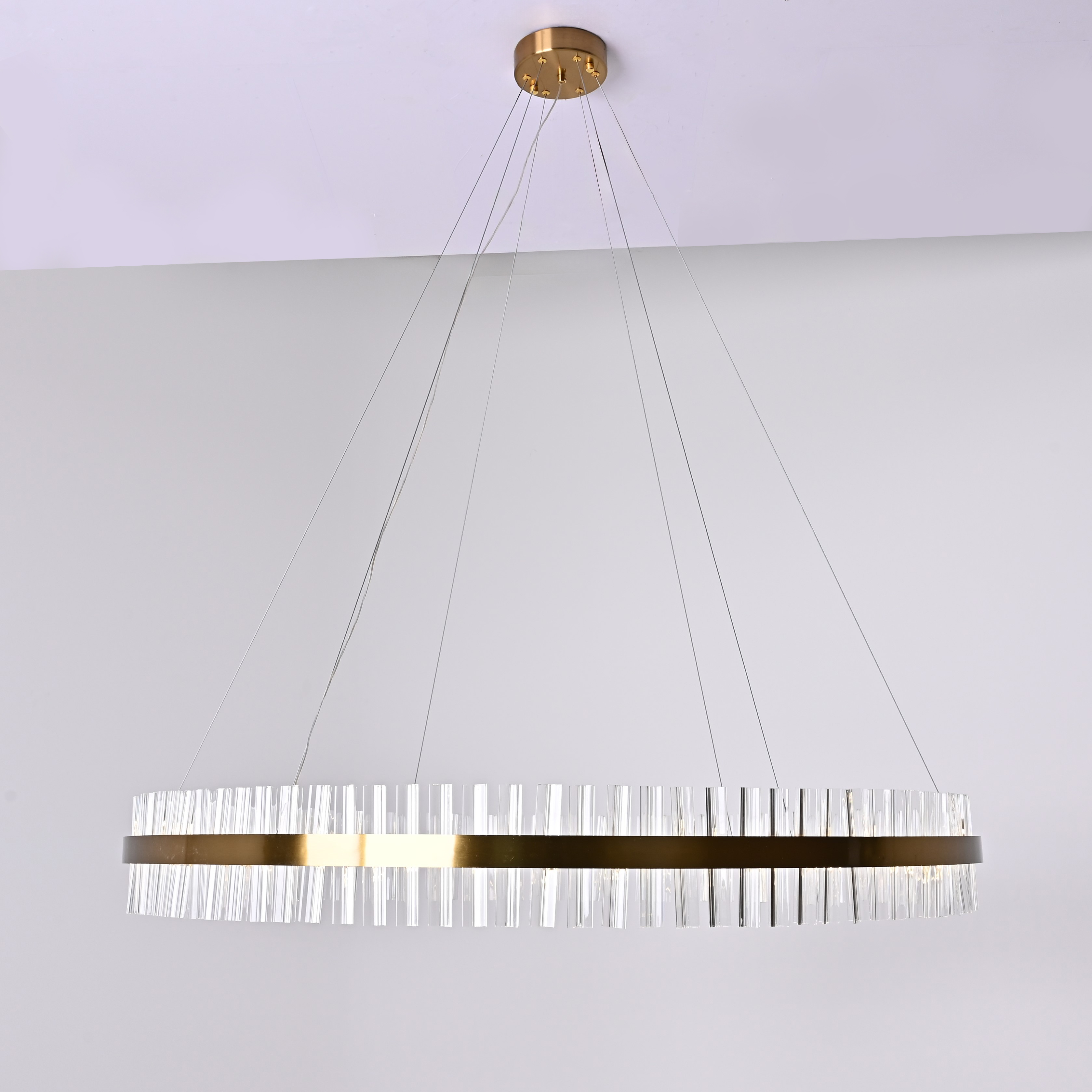 Подвесная люстра Saturno Not Baroncelli Suspension D120 120*120*120 см, 1*LED*50W, ImperiumLoft 40.1643-0, Золотистый