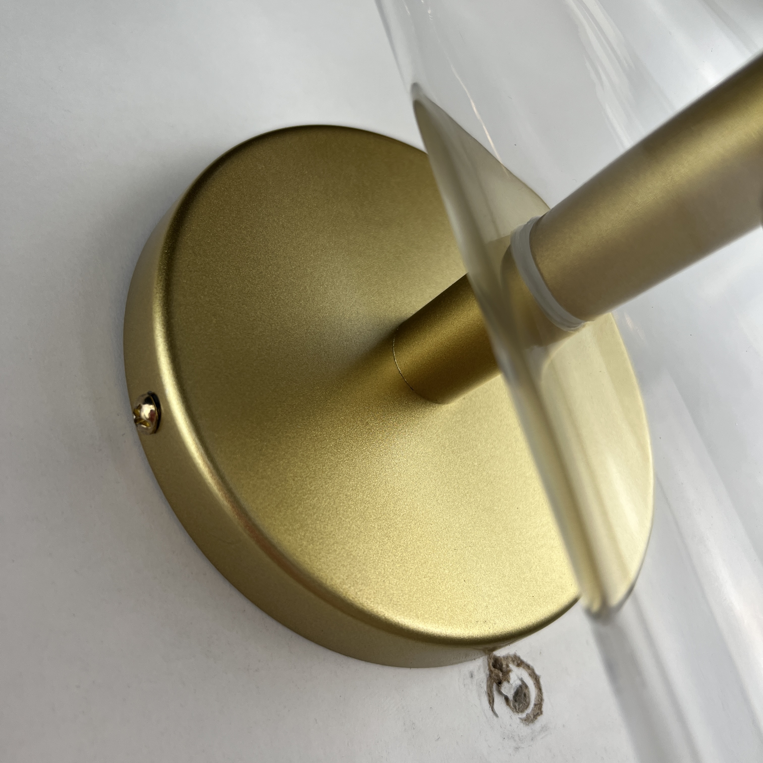 Бра Доми Sconce Transparent 22*19*19 см, 1*G9*40W, ImperiumLoft 44.1075-0, Золотистый
