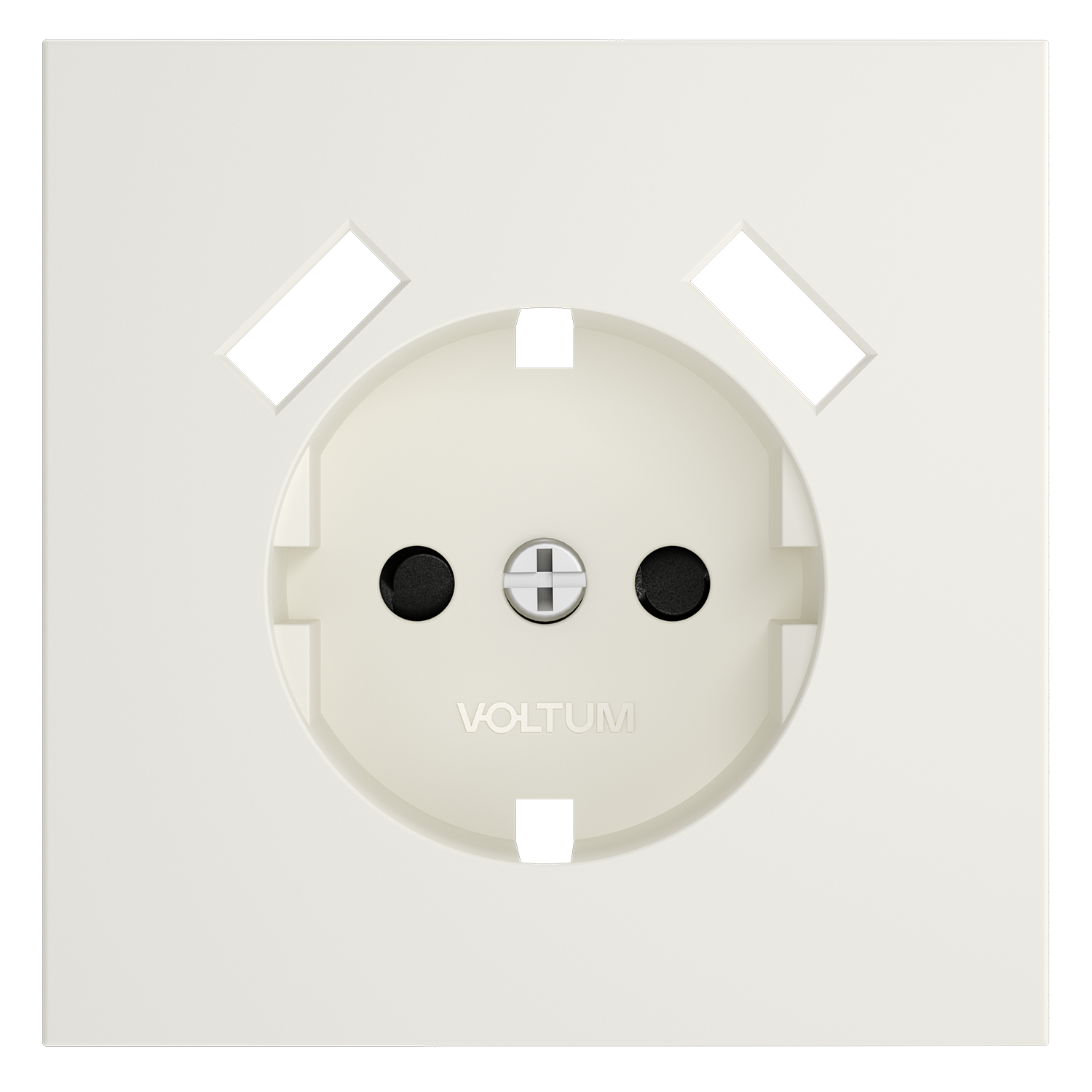 Накладка для розетки с заземлением и защитными шторками, с USB A+A, S70, хлопок Voltum VLS000913