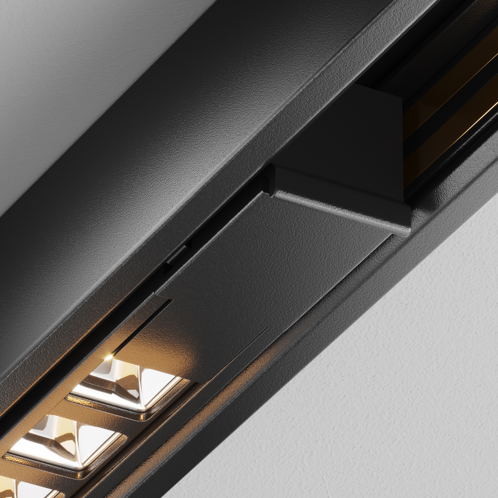 Трековый светильник Points Exility X 3000K 12Вт 40° 61*1*-1 см, *LED*12W, 1310K, Maytoni Technical  TR241-2-12W3K-B, Черный