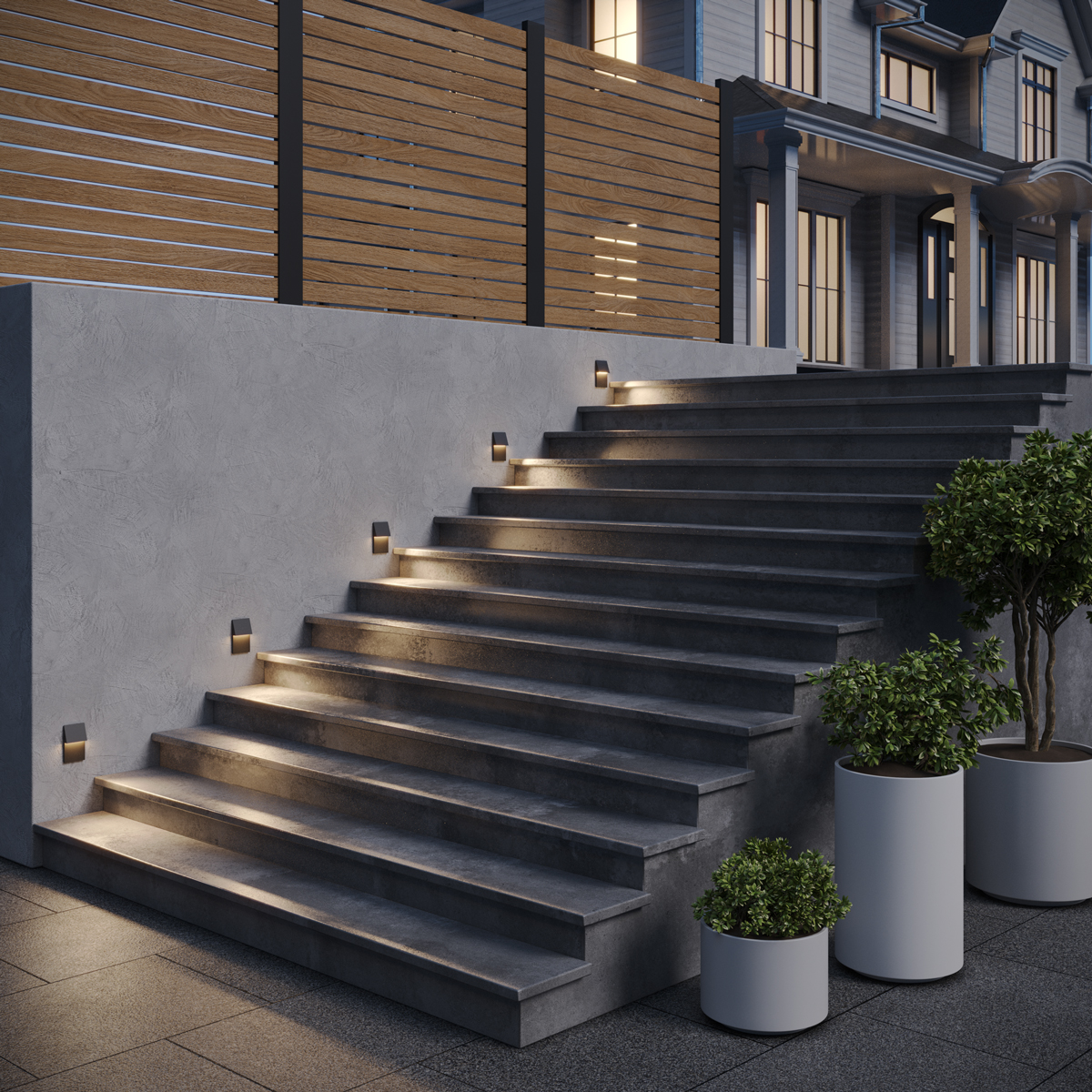 Подсветка для лестниц с переключателем цв. температуры 13 см, 3W, 2700-4000K, Novotech 359724, черный