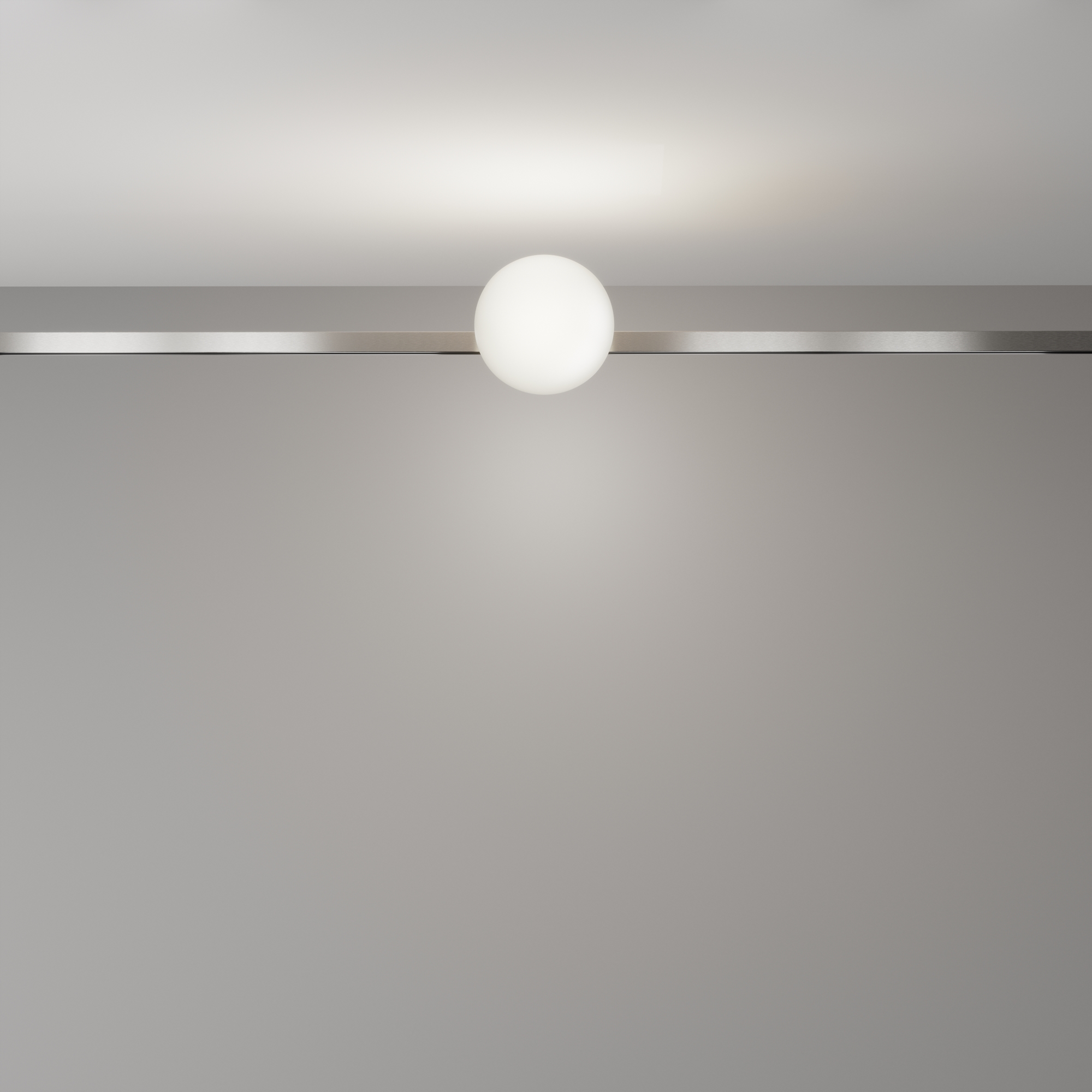 Трековый светильник 12,4*10*-10 см, *LED*5W, 4000K, Maytoni Technical Luna TR229-1-5W4K-PT, Платина