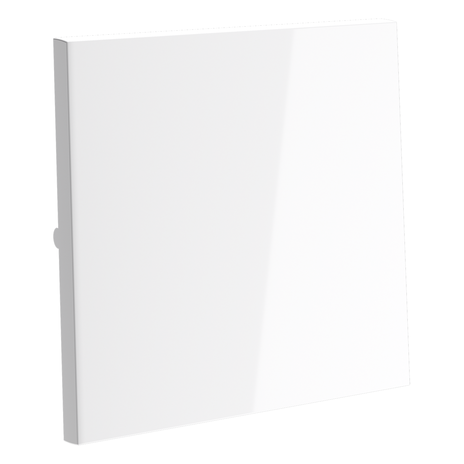 Клавиша для выключателя/переключателя одноклавишного, белый глянцевый Voltum S70 VLS000101, Пластик глянцевая