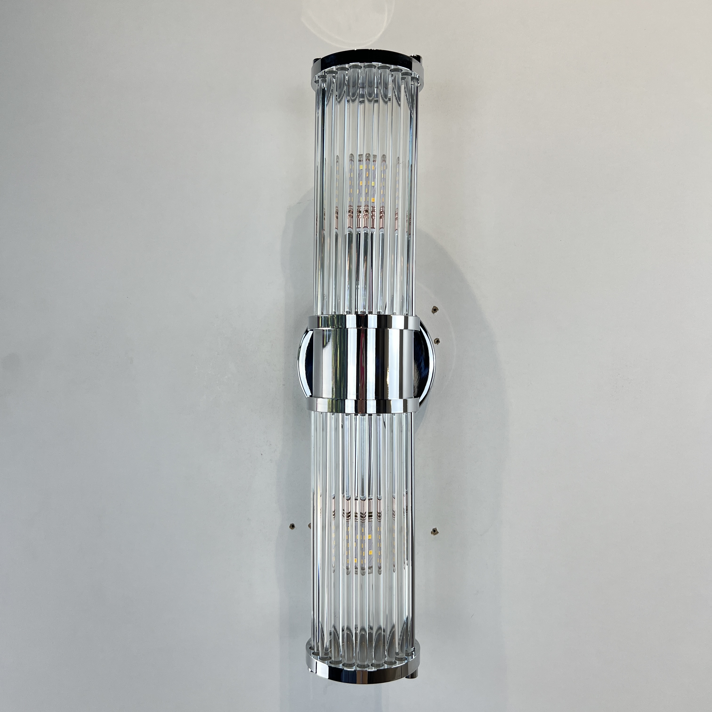 Бра Imperium Collection Claridges 123208-01 nickel 12*12*46,5 см, 2*E14*40W, ImperiumLoft 123208-01, Никель