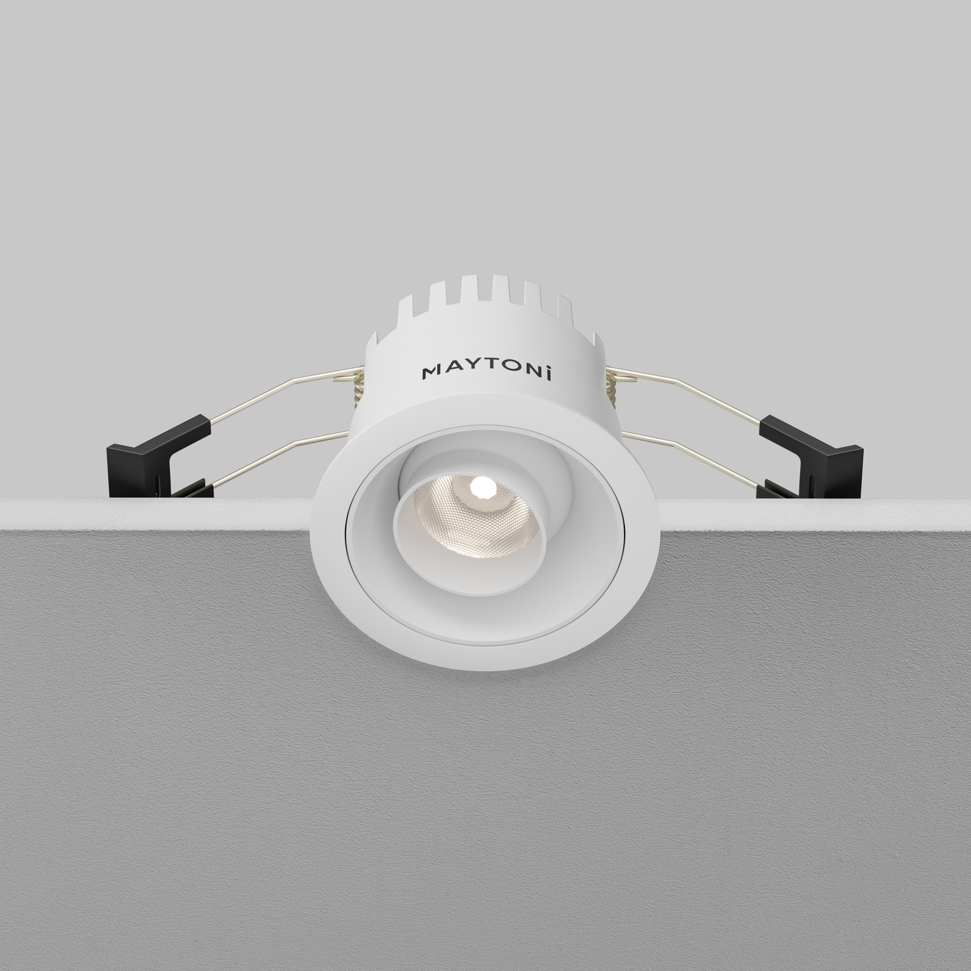 Встраиваемый светильник *6,5*-4,9 см, *LED*10W, 4000K, Maytoni Technical Dip T DL128-10W4K-W, Белый