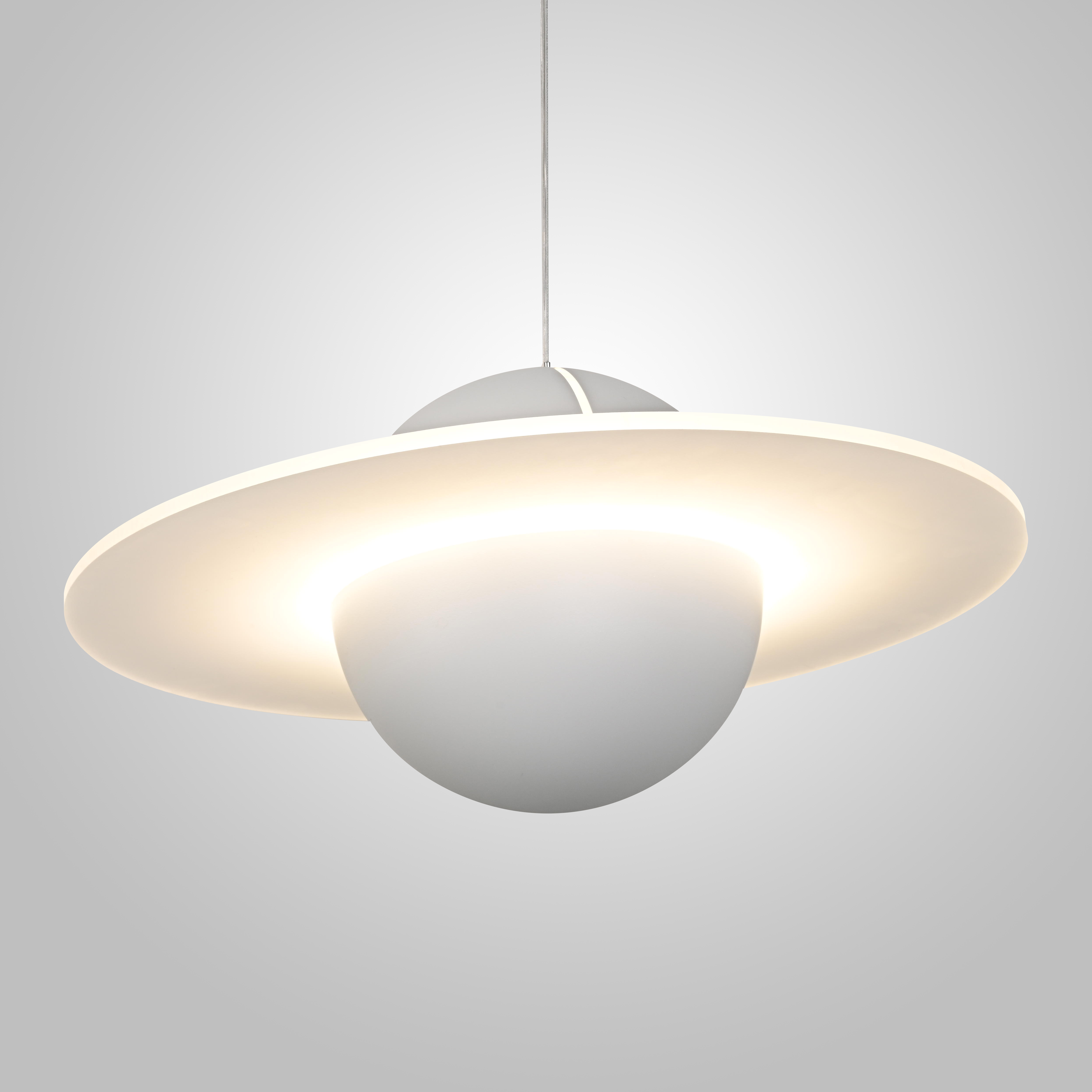 Подвесной светильник PARMA D55 60*32*32 см, 1*LED*32W, 3000, 4000, 5000K, ImperiumLoft parma01, Белый