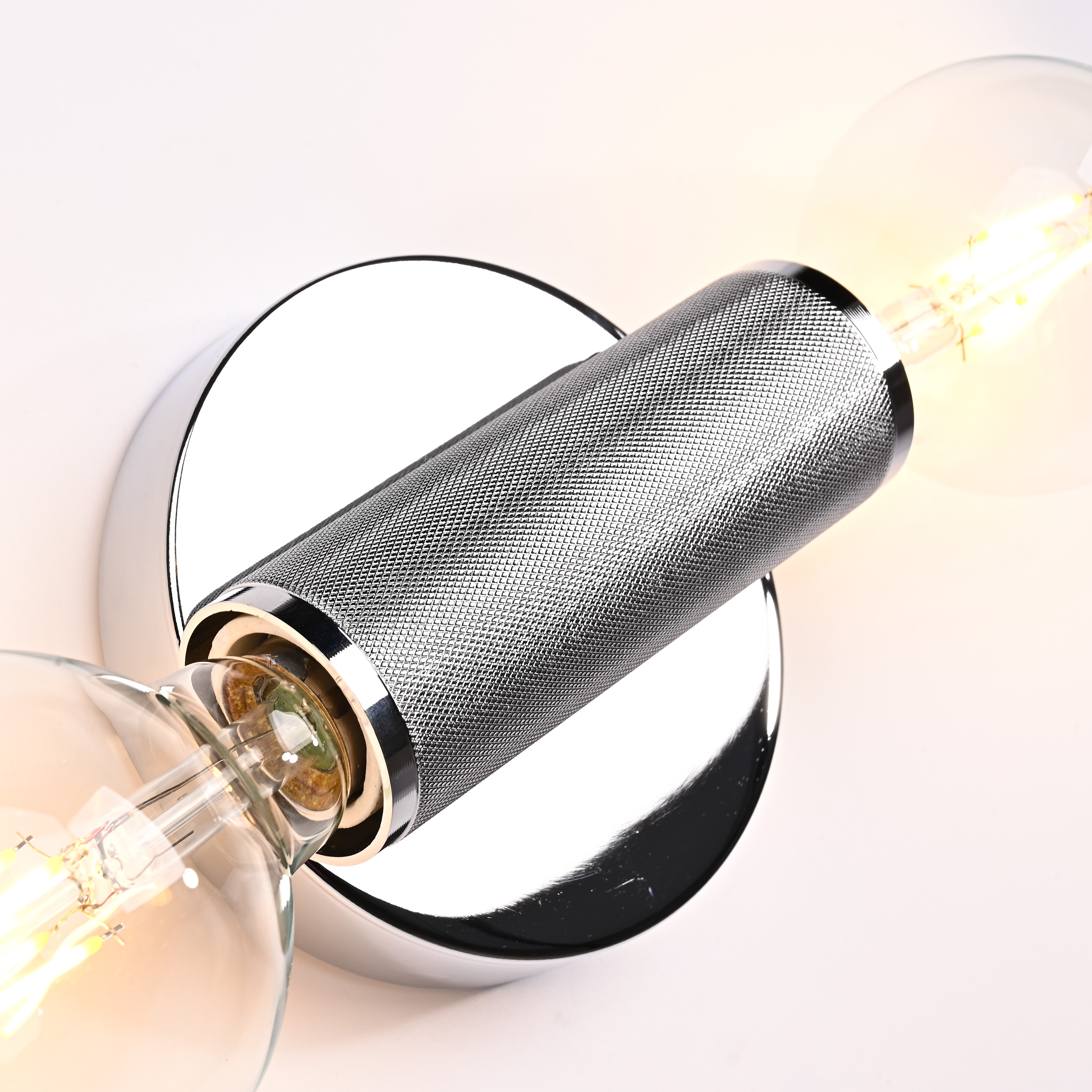 Бра RH Utilitaire Inline Sconce Silver 28,5*8*10 см, 2*E27*60W, ImperiumLoft 44.559, Никель