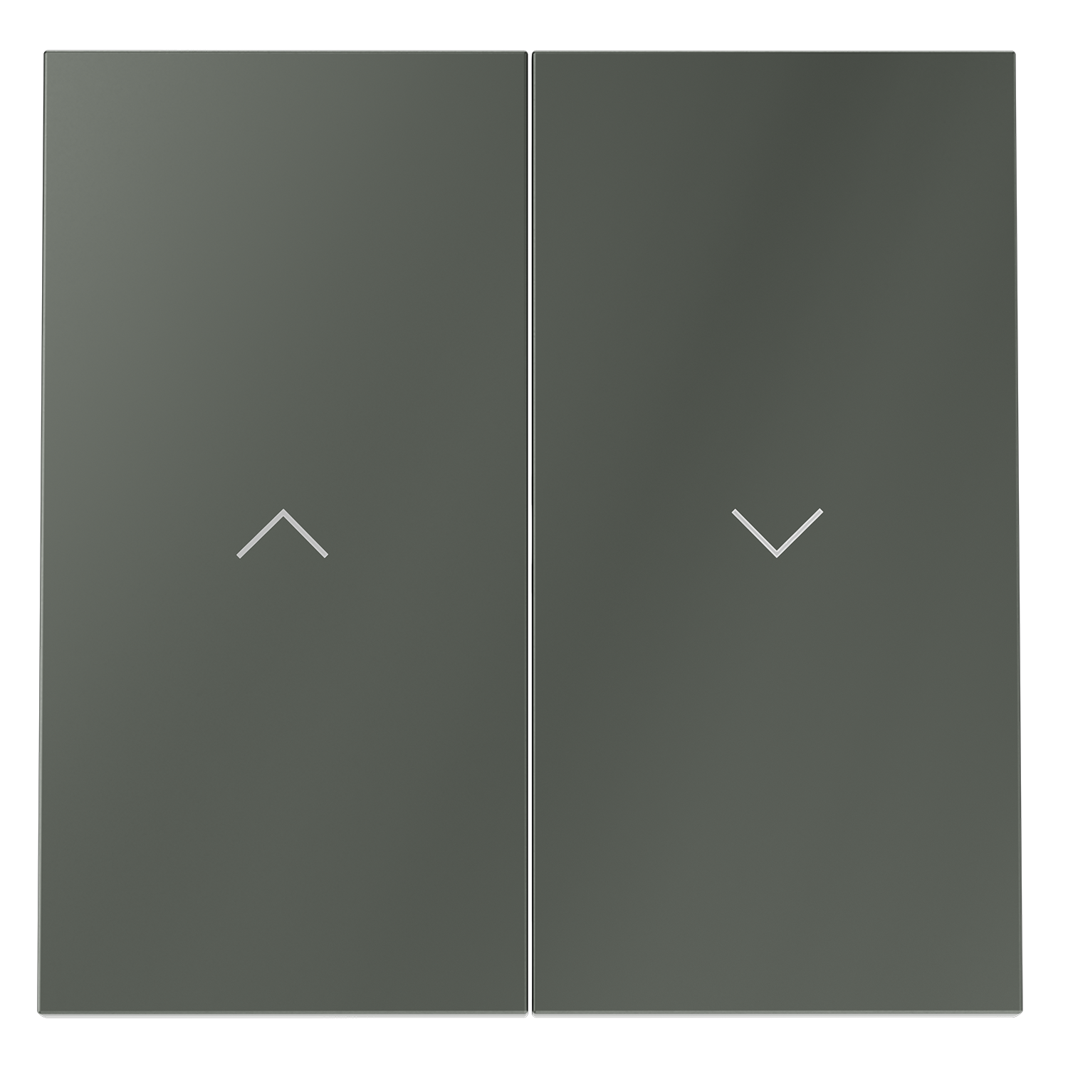 Клавиши для выключателя жалюзи, титан Voltum S70 VLS002506, Пластик Soft touch