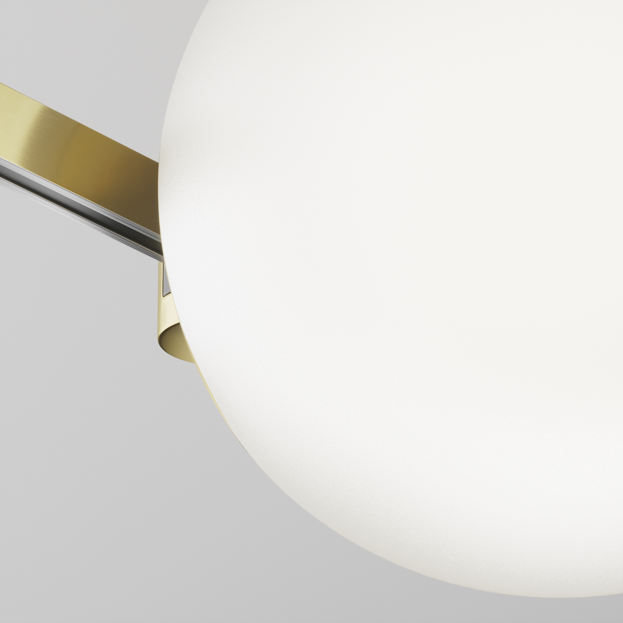 Трековый светильник 16,7*15*-15 см, *LED*8W, 4000K, Maytoni Technical Luna TR229-1-8W4K-BS, Латунь