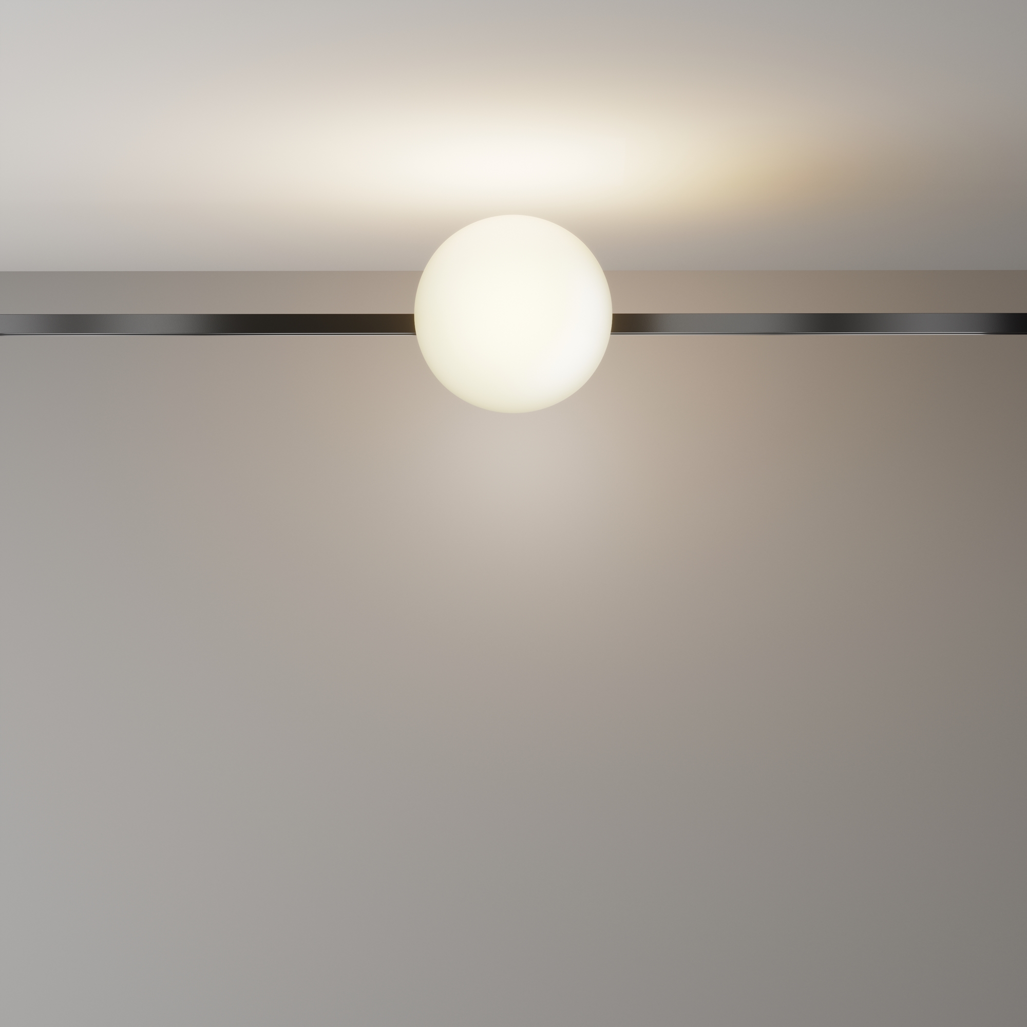 Трековый светильник 16,7*15*-15 см, *LED*8W, 3000K, Maytoni Technical Luna TR229-1-8W3K-B, Черный