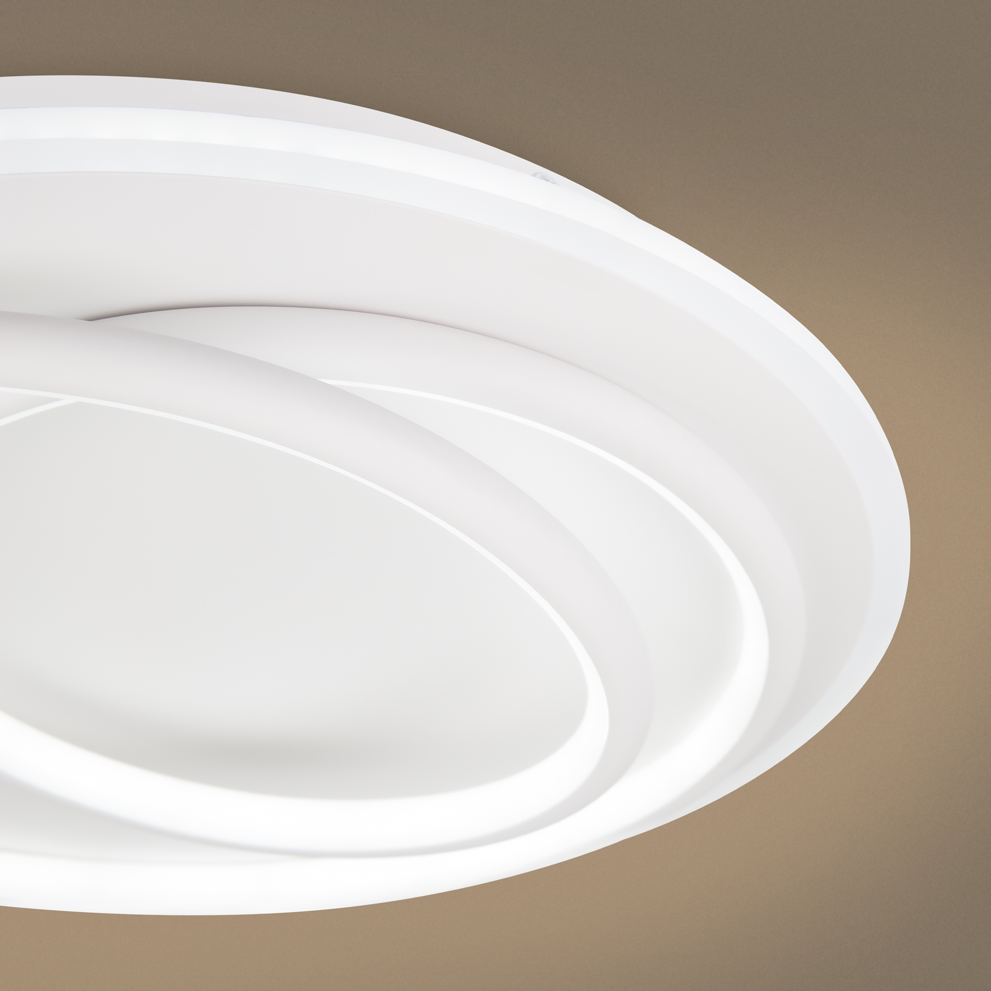 Светильник *40*-10 см, *LED*85W, 3000-7000K, Freya Спираль/Spiral FR6089CL-L120W, Белый